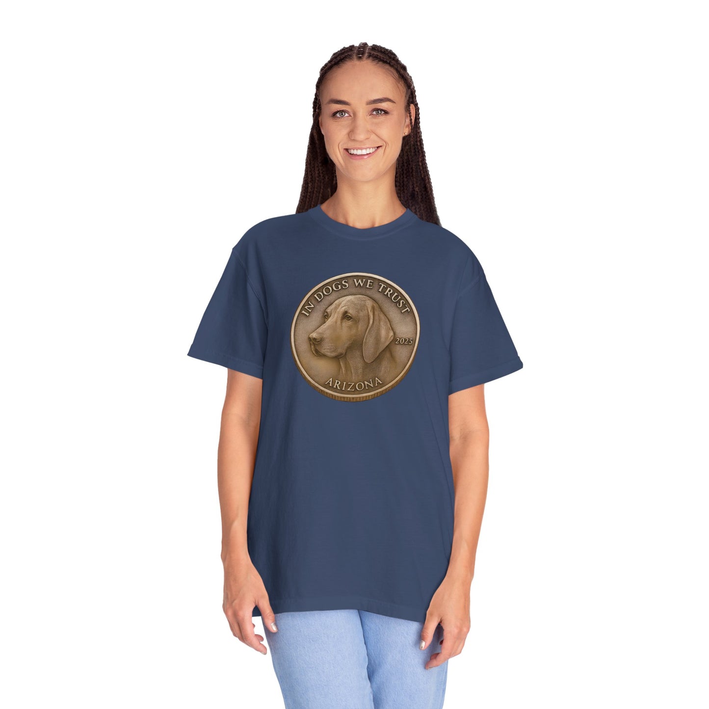 Arizona State Coin T-Shirt Collection - Proud Dog Breed Illustrations