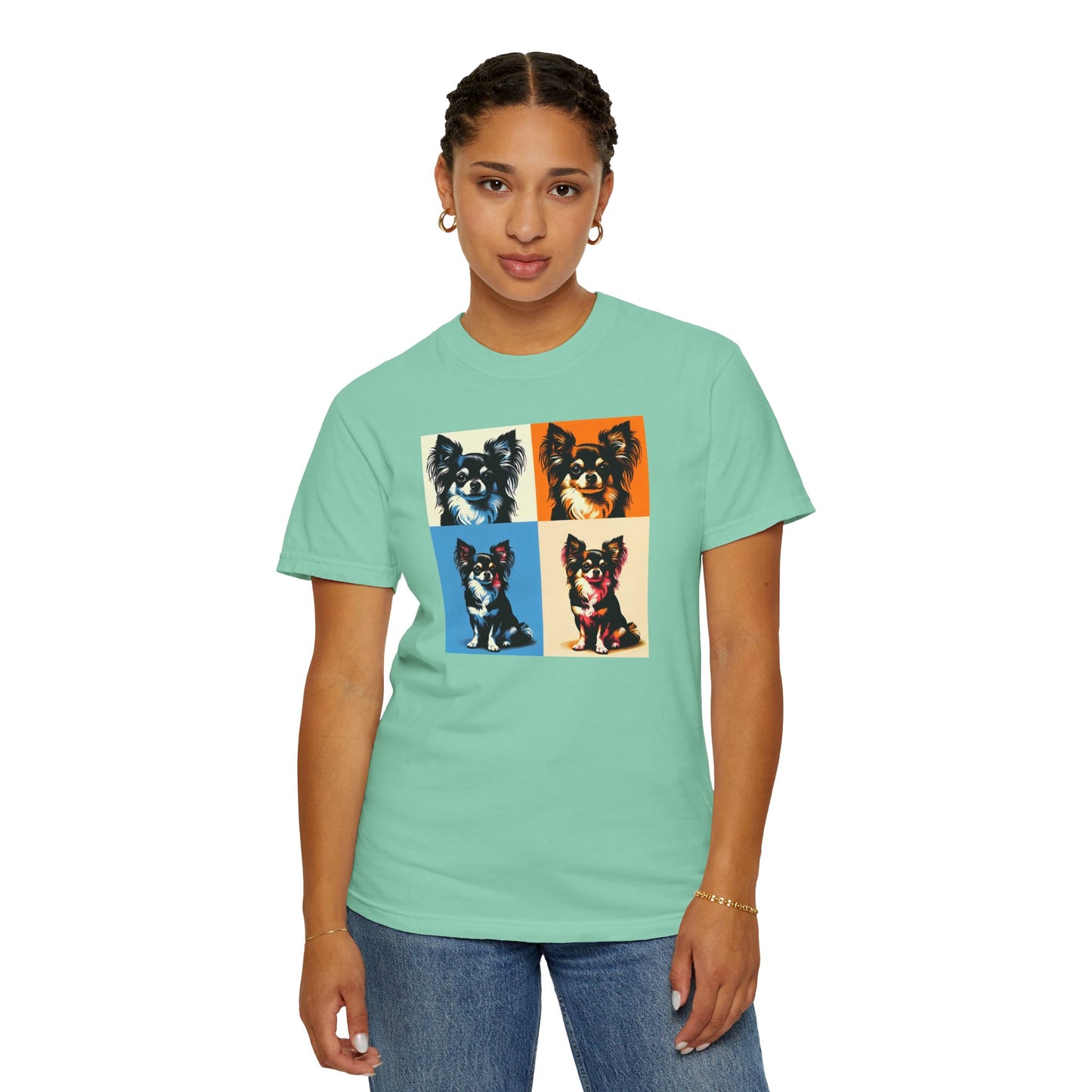 Chihuahua Pop Art Unisex T-shirt - Colorful Graphic Tee for Dog Lovers