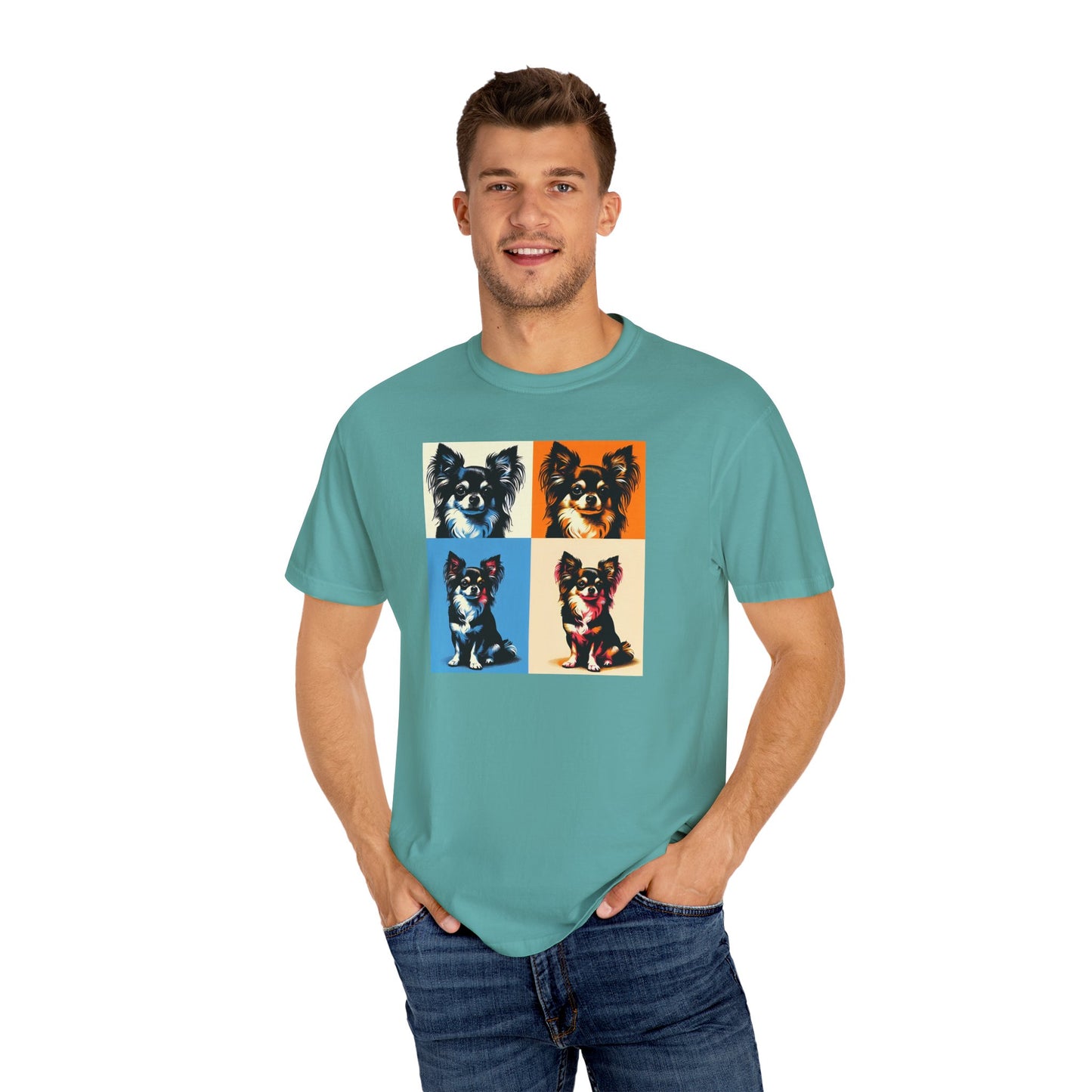 Chihuahua Pop Art Unisex T-shirt - Colorful Graphic Tee for Dog Lovers