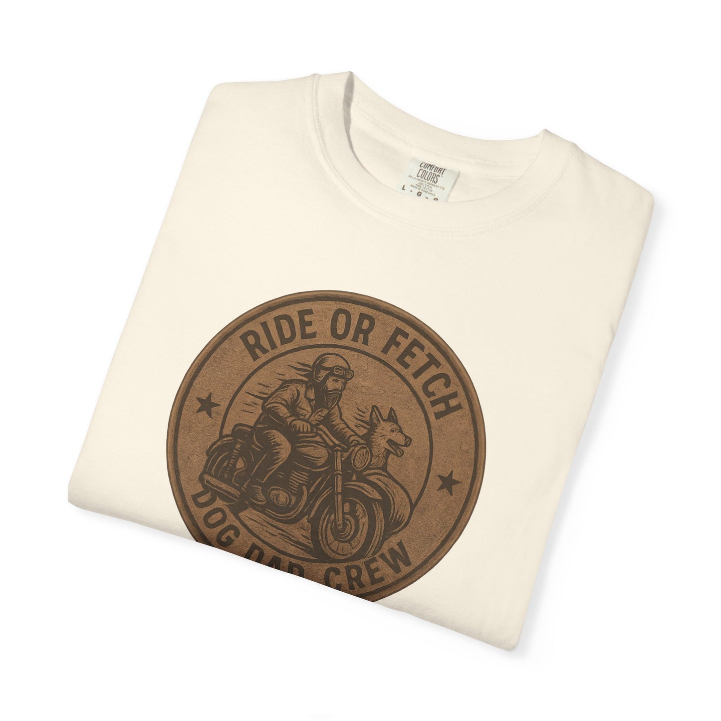 Dog Dad T-Shirt, Ride or Fetch Unisex Tee, Funny Dog Lover Gift, Pet Owner Apparel, Gifts for Father's Day, Casual Wear