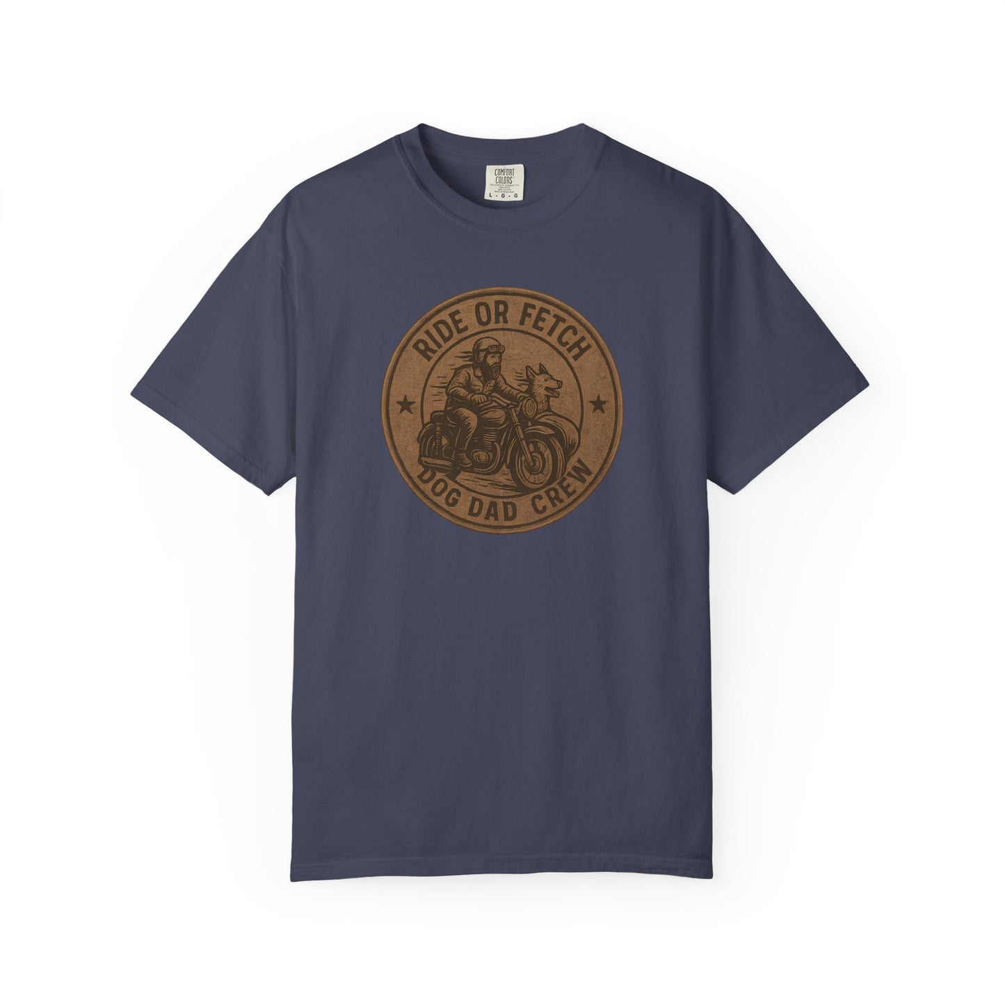 Dog Dad T-Shirt, Ride or Fetch Unisex Tee, Funny Dog Lover Gift, Pet Owner Apparel, Gifts for Father's Day, Casual Wear