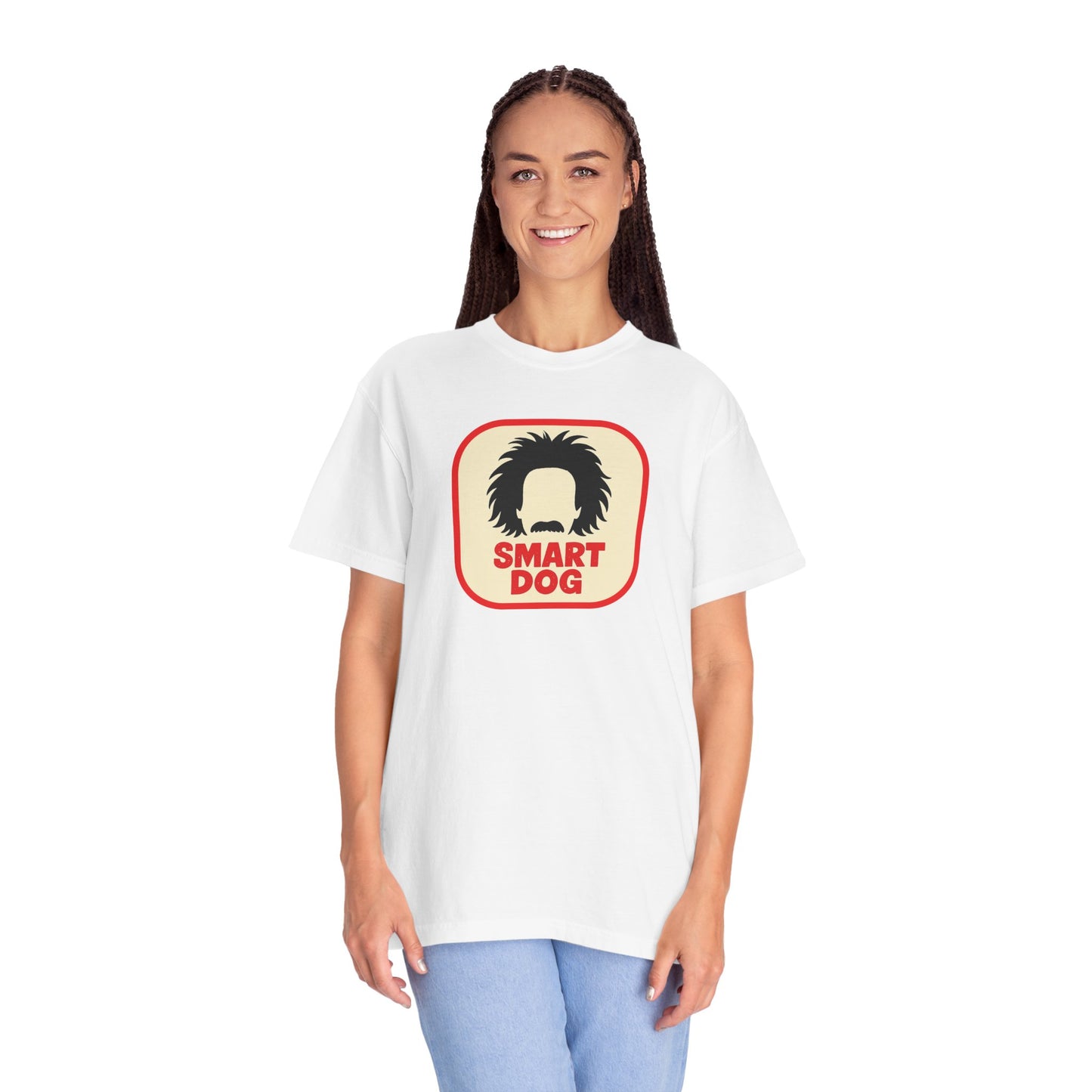 Dog Lover Graphic T-shirt - Smart Dog, Albert Einstein Design