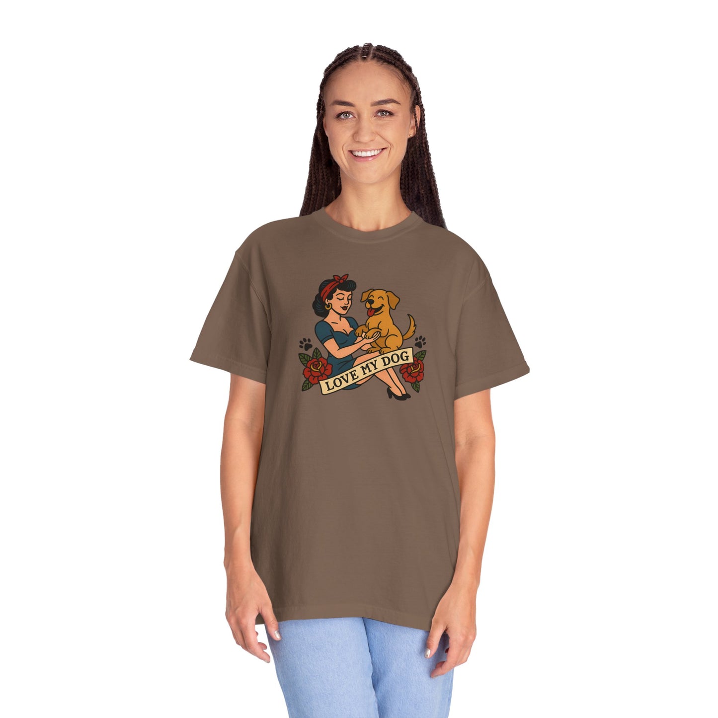 Love My Dog - T-Shirt, Perfect for Pet Owners, Gifts for Dog Lovers, Casual Wear, Love My Dog Shirt, Animal Lover Tee