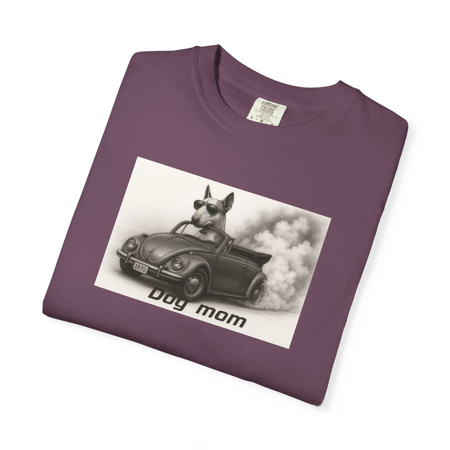 Dog Mom - Bull Terrier - “Cool Dogs in Cool Cars” T-Shirt Collection! 🐶🚗
