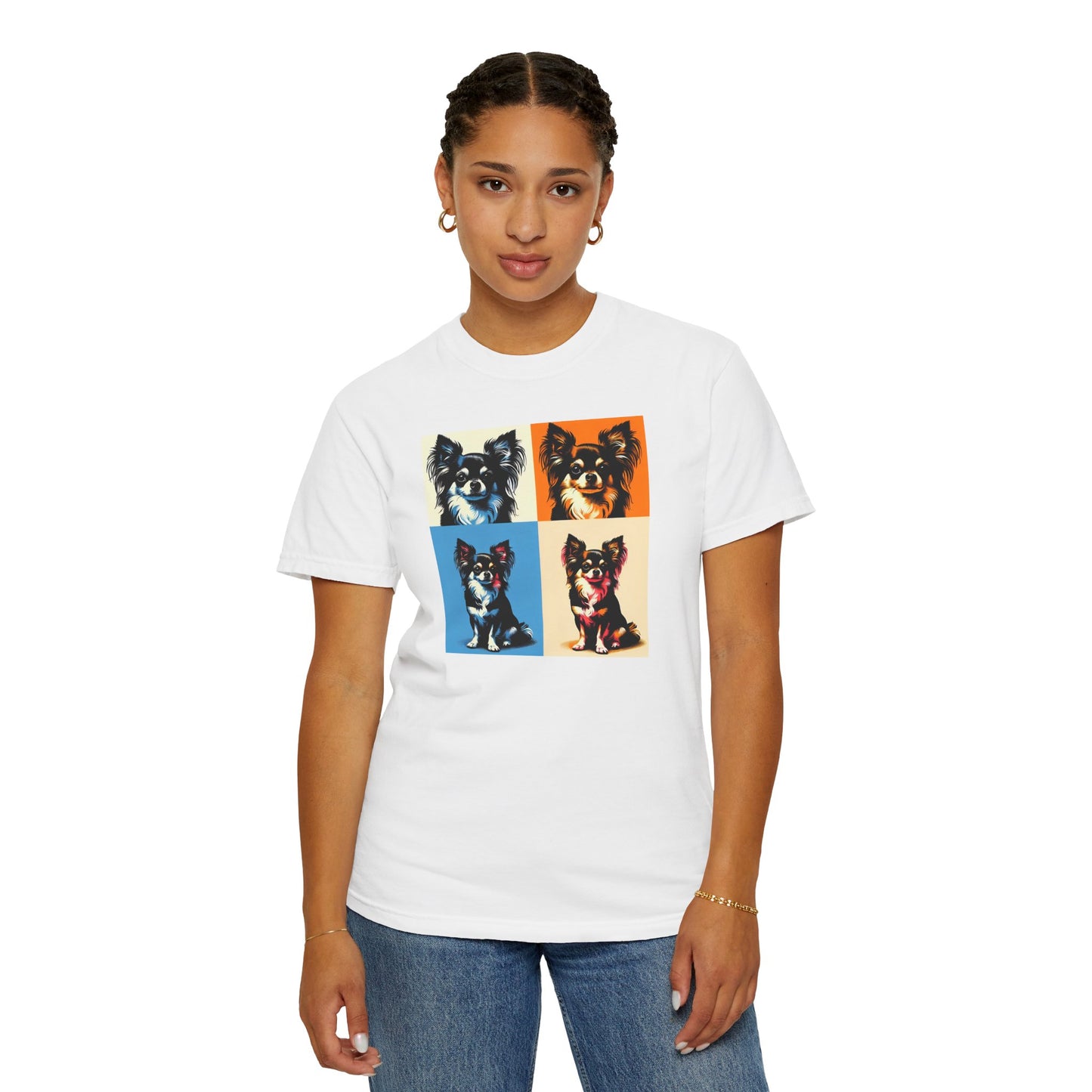 Chihuahua Pop Art Unisex T-shirt - Colorful Graphic Tee for Dog Lovers
