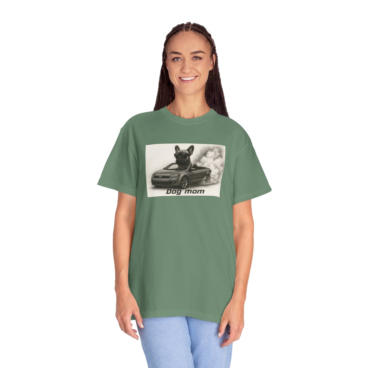 Dog Mom - French Bulldog - “Cool Dogs in Cool Cars” T-Shirt Collection! 🐶🚗