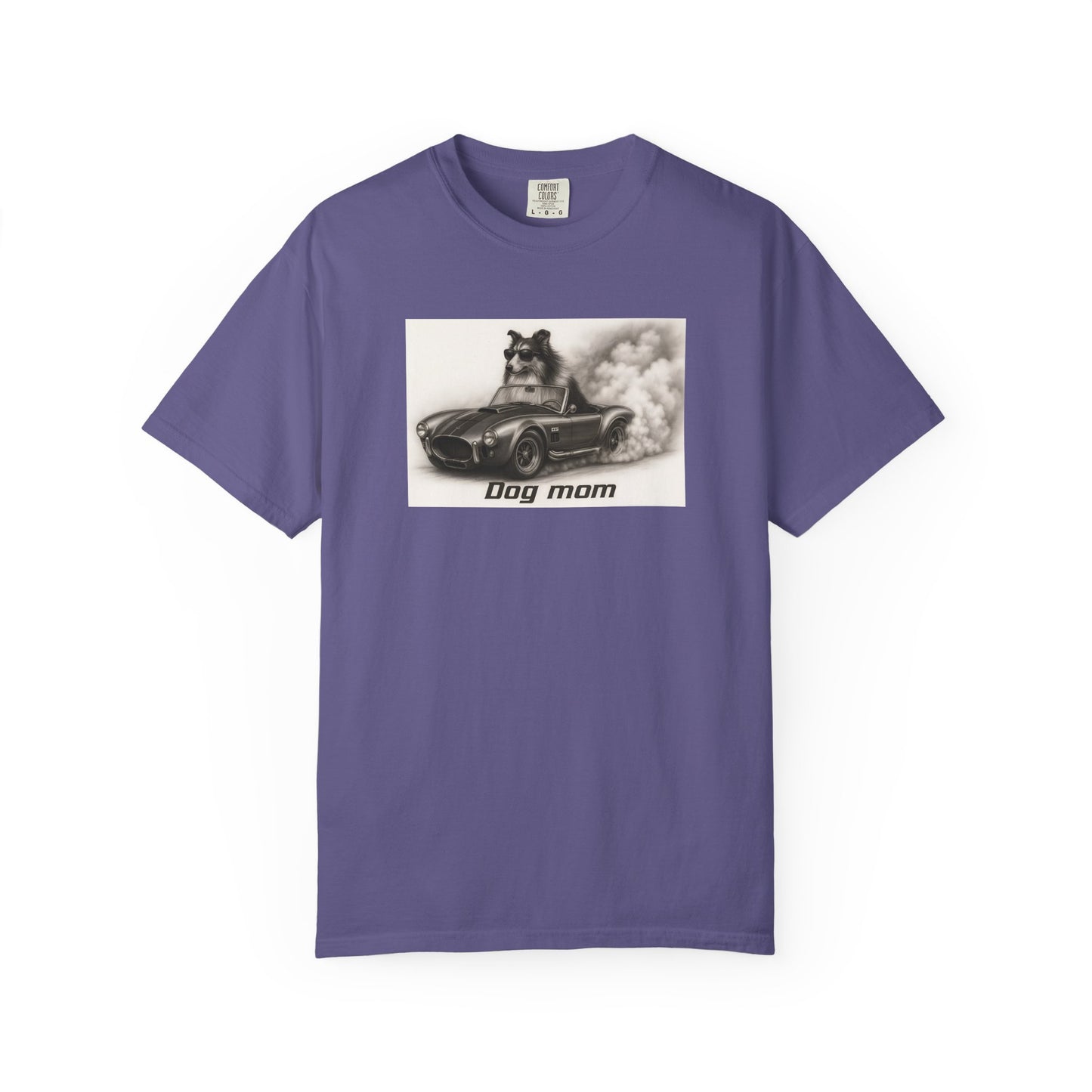 Dog Mom - Collie - “Cool Dogs in Cool Cars” T-Shirt Collection! 🐶🚗