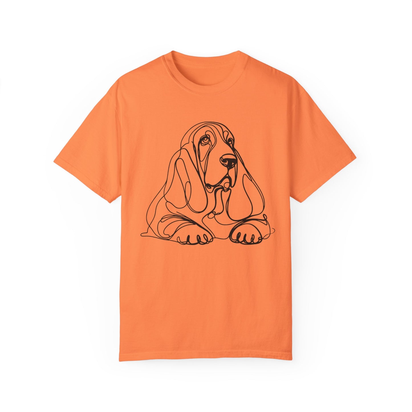 π Low & Loyal β Basset Hound Line Art Tee β Perfect for Dog Lovers