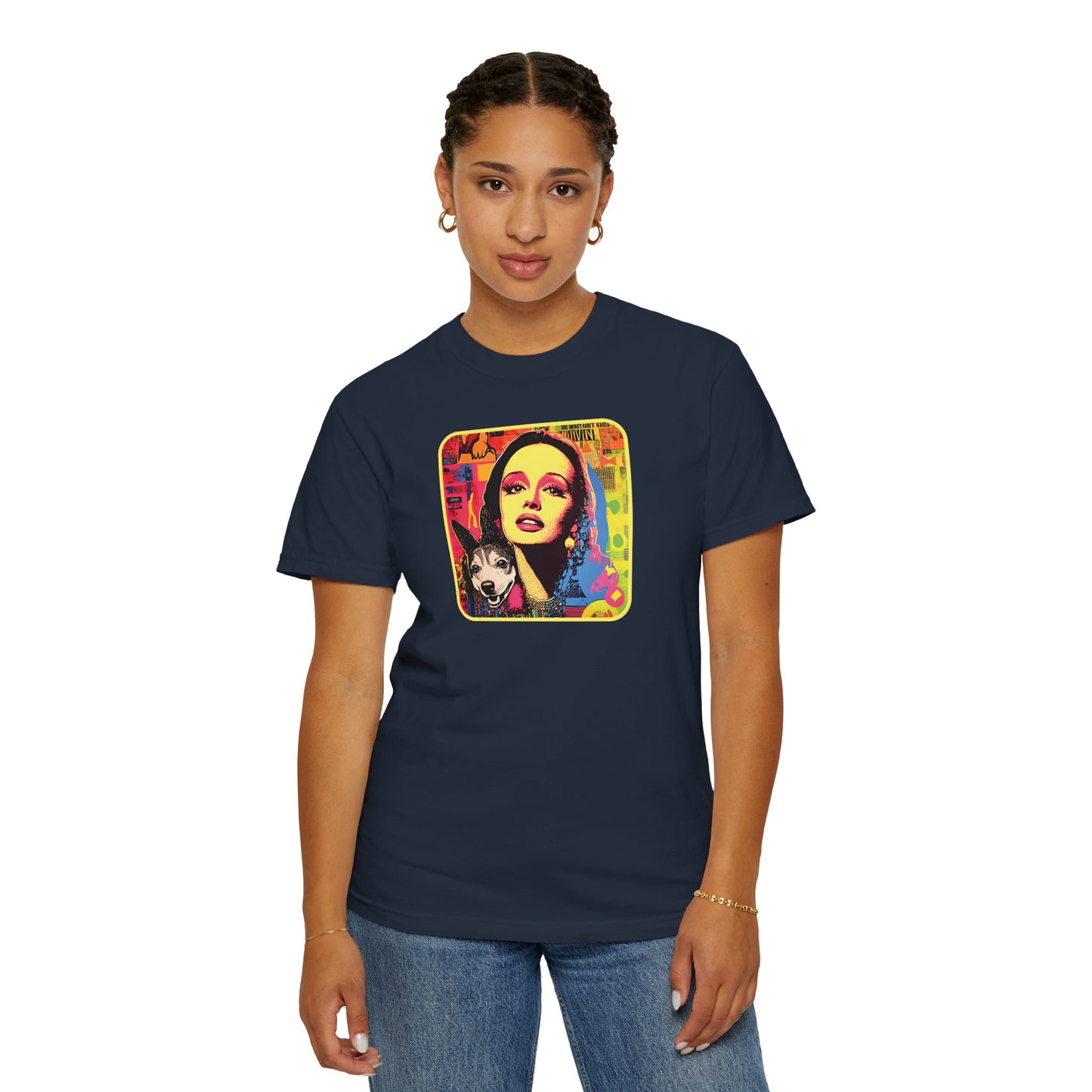 Pop Art Mom and Dog T-Shirt