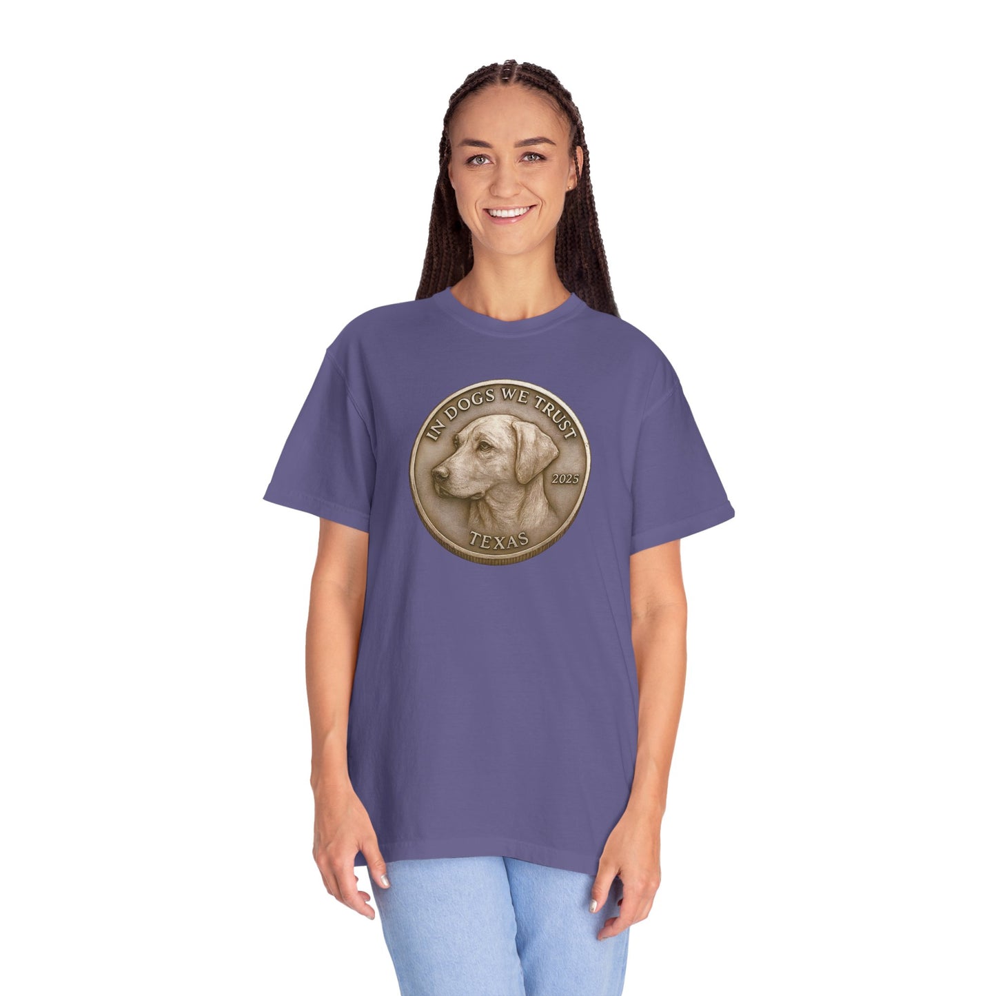 Texas State Coin T-Shirt Collection - Proud Dog Breed Illustrations