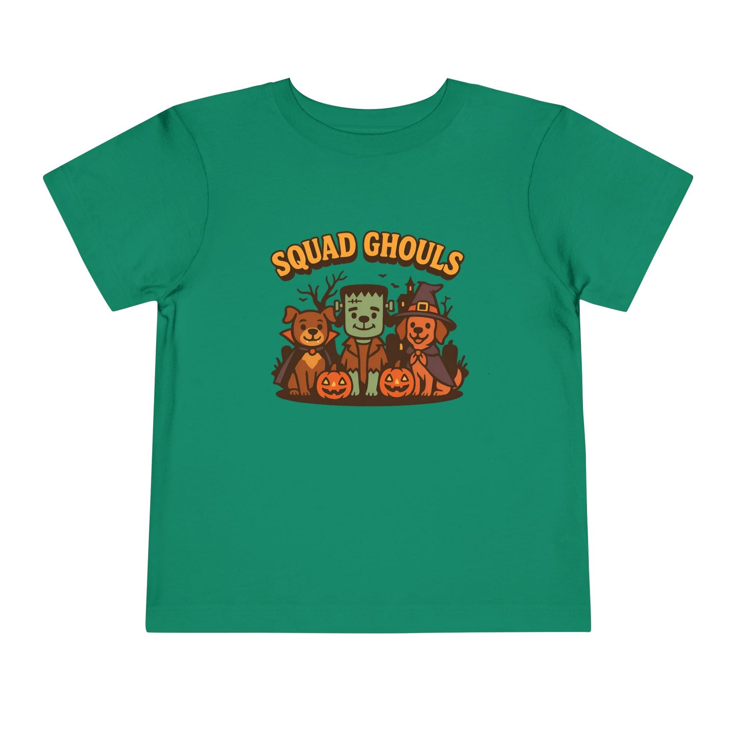 Halloween Squad Ghouls Toddler Tee, Cute Spooky Shirt for Kids, Halloween Costume Top, Trick or Treat Tee, Fall Celebration Outfit