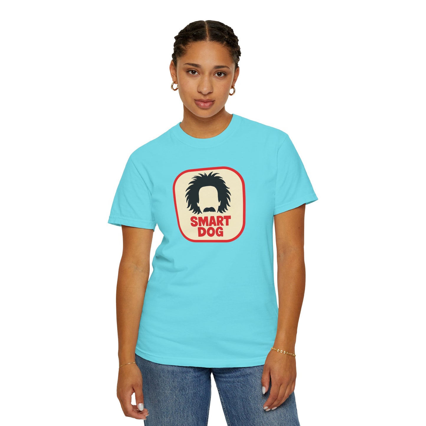 Dog Lover Graphic T-shirt - Smart Dog, Albert Einstein Design
