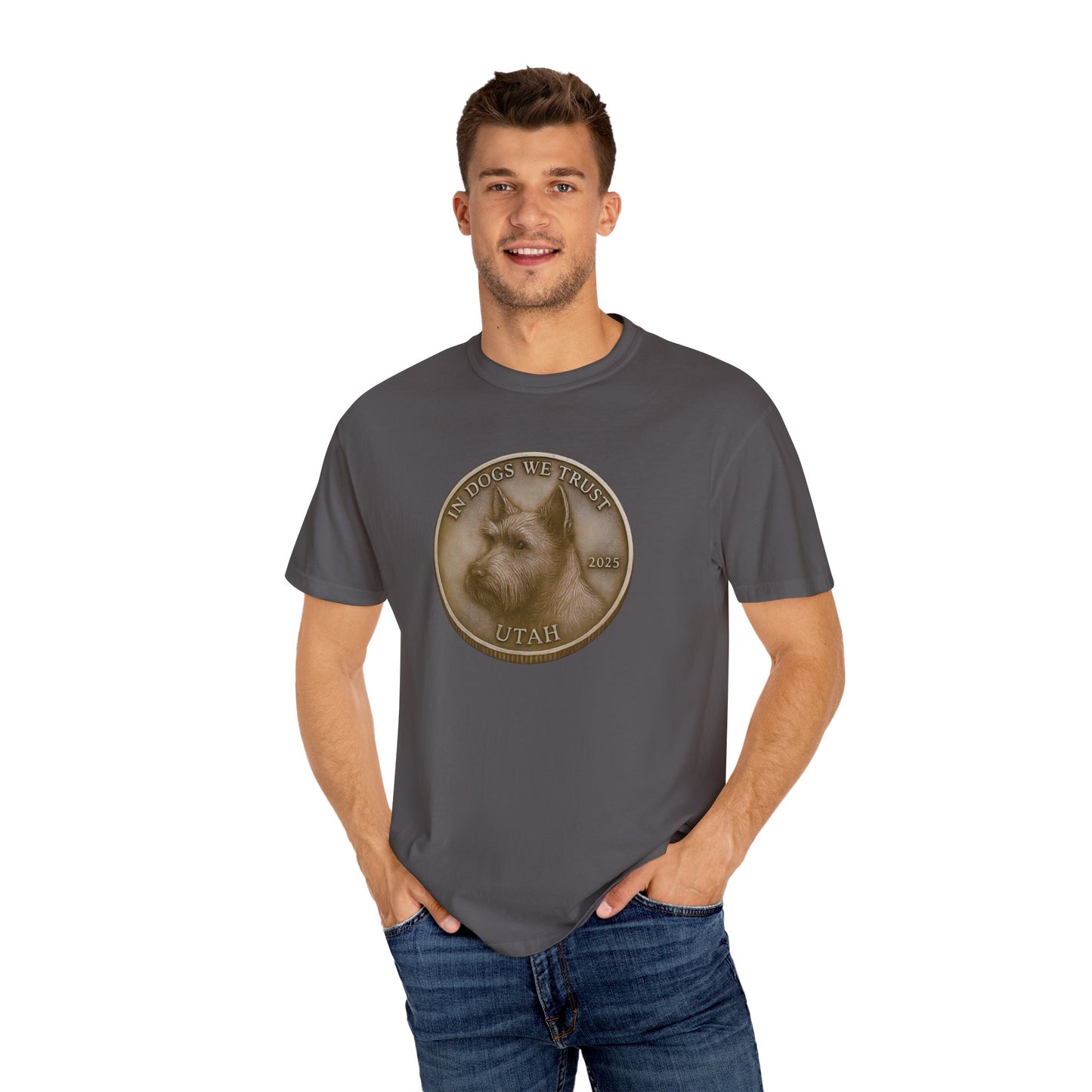 Utah State Coin T-Shirt Collection - Proud Dog Breed Illustrations
