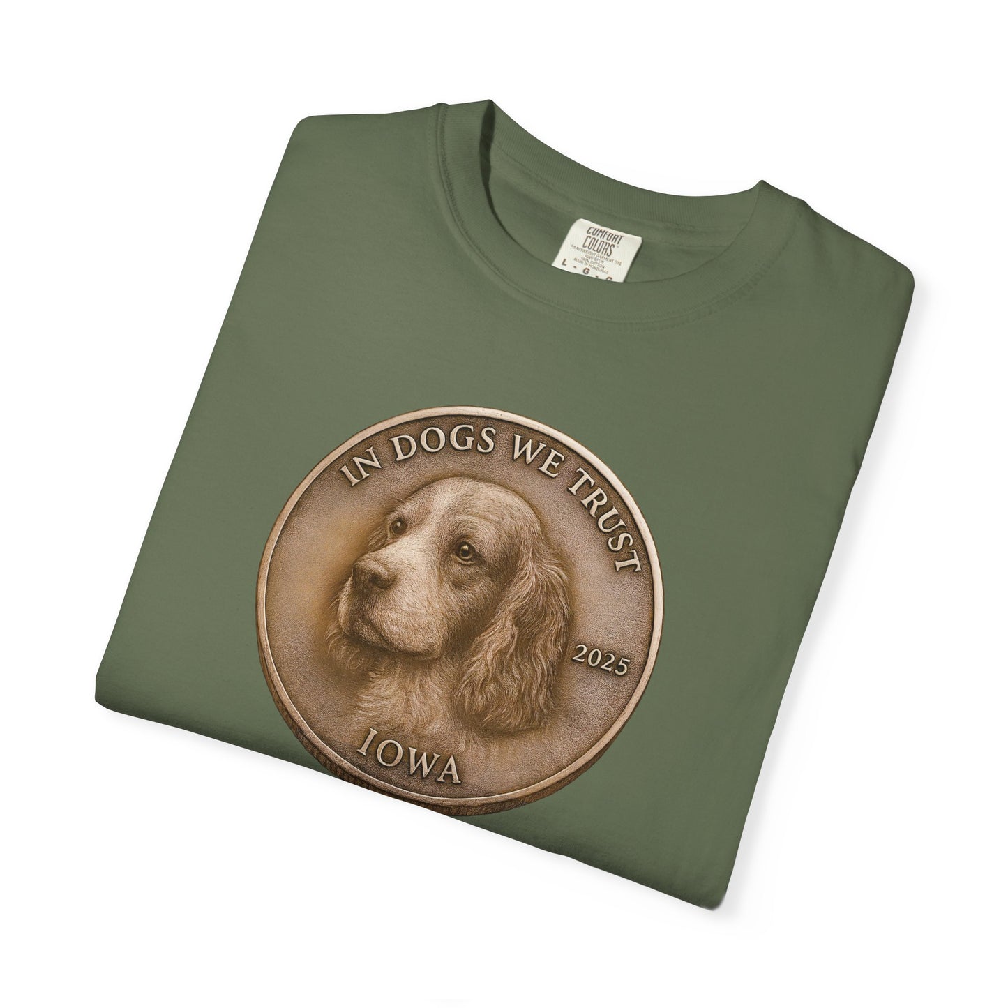Iowa State Coin T-Shirt Collection - Proud Dog Breed Illustrations