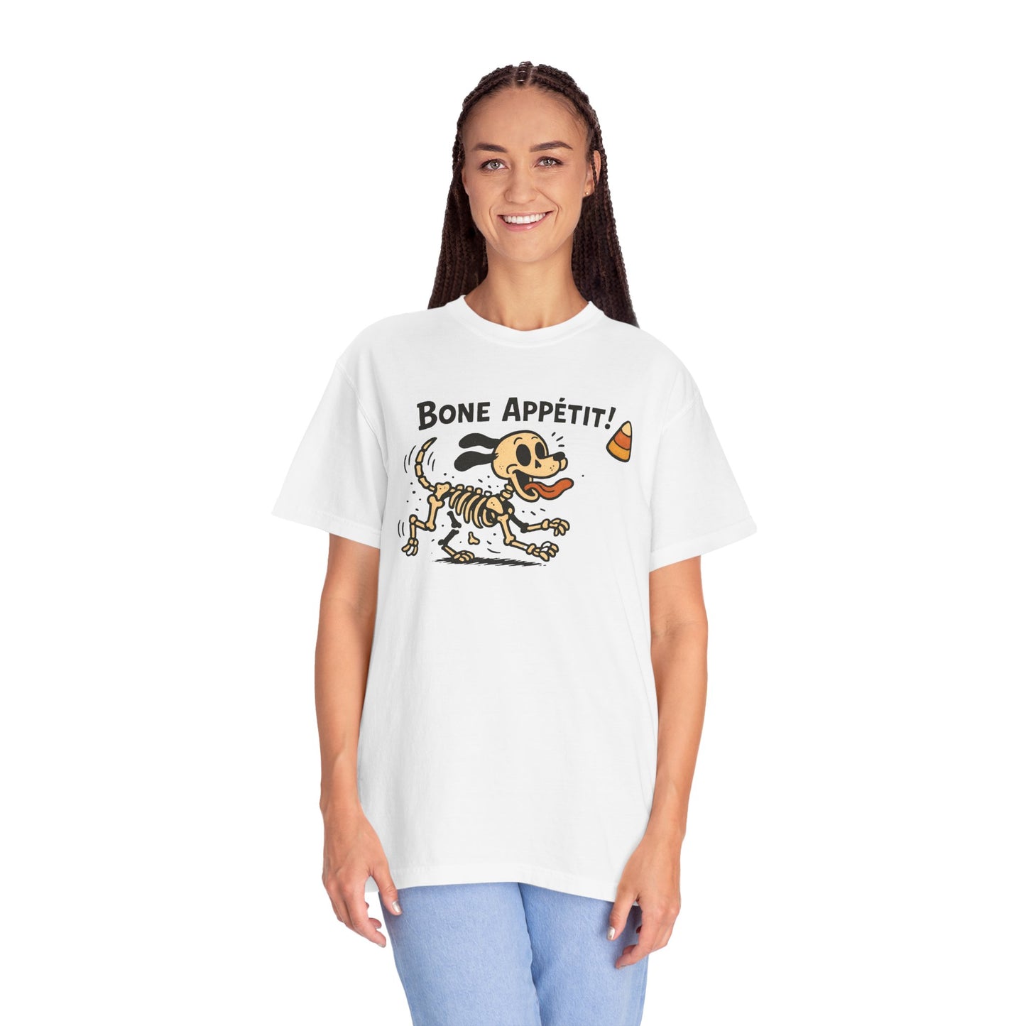Funny Dog Skeleton T-shirt, Halloween Humor Shirt, Gift for Pet Lovers, Casual Tee, Unisex Vintage Style