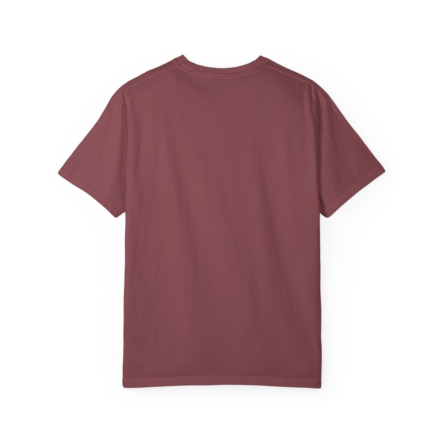 Funny Doghouse plans Garment-Dyed T-Shirt – "What I Think About at Work" Graphic Tee