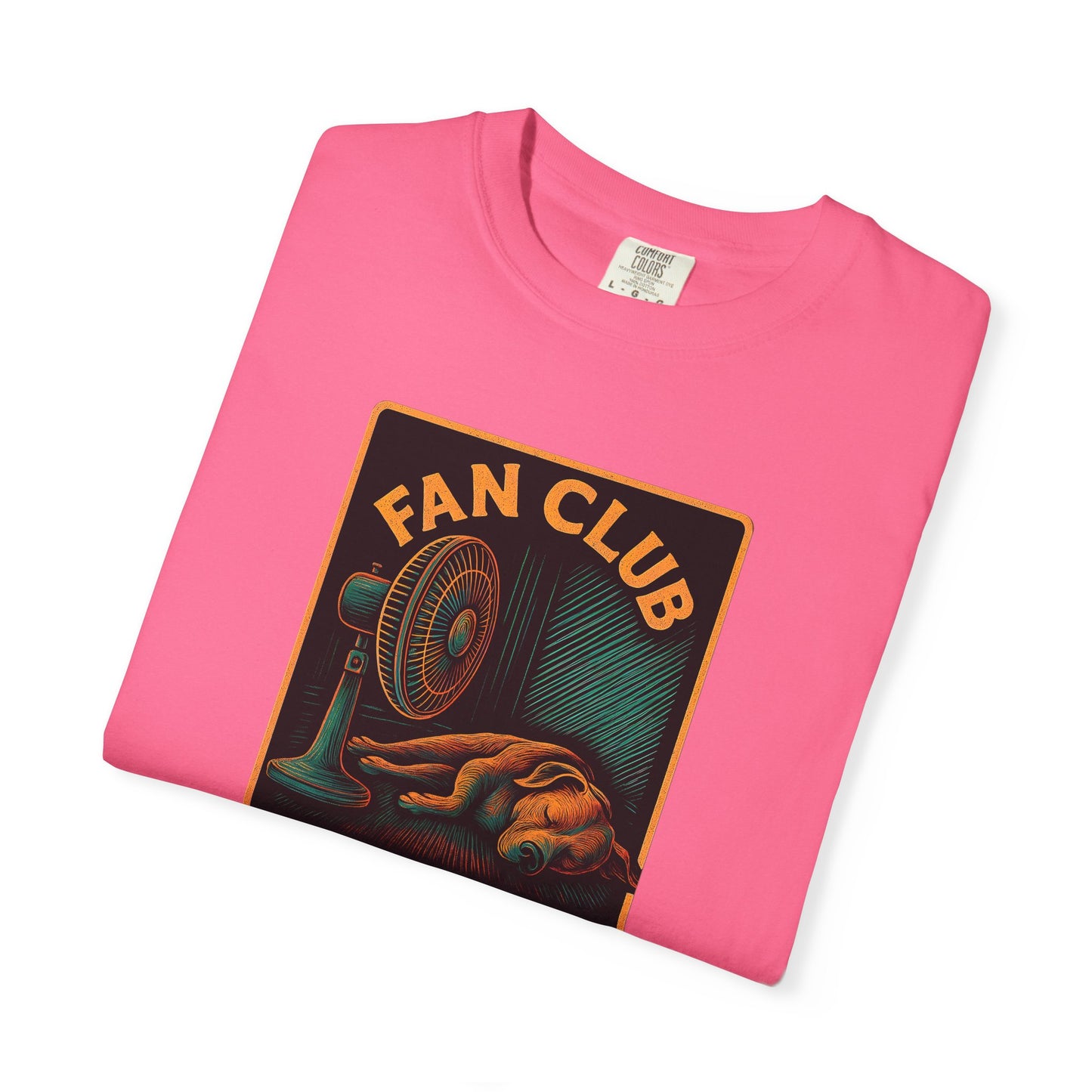 Fan Club President Unisex T-shirt, Garment-Dyed Tee, Unique Gift, Club Member Apparel, Casual Wear, Fan Merchandise