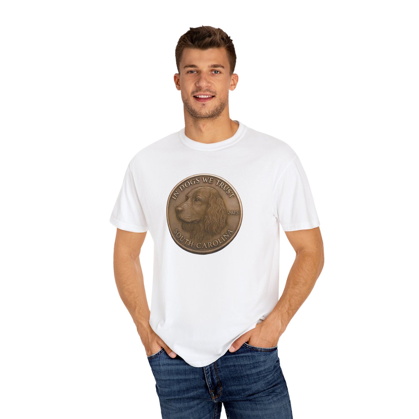 South Carolina State Coin T-Shirt Collection - Proud Dog Breed Illustrations