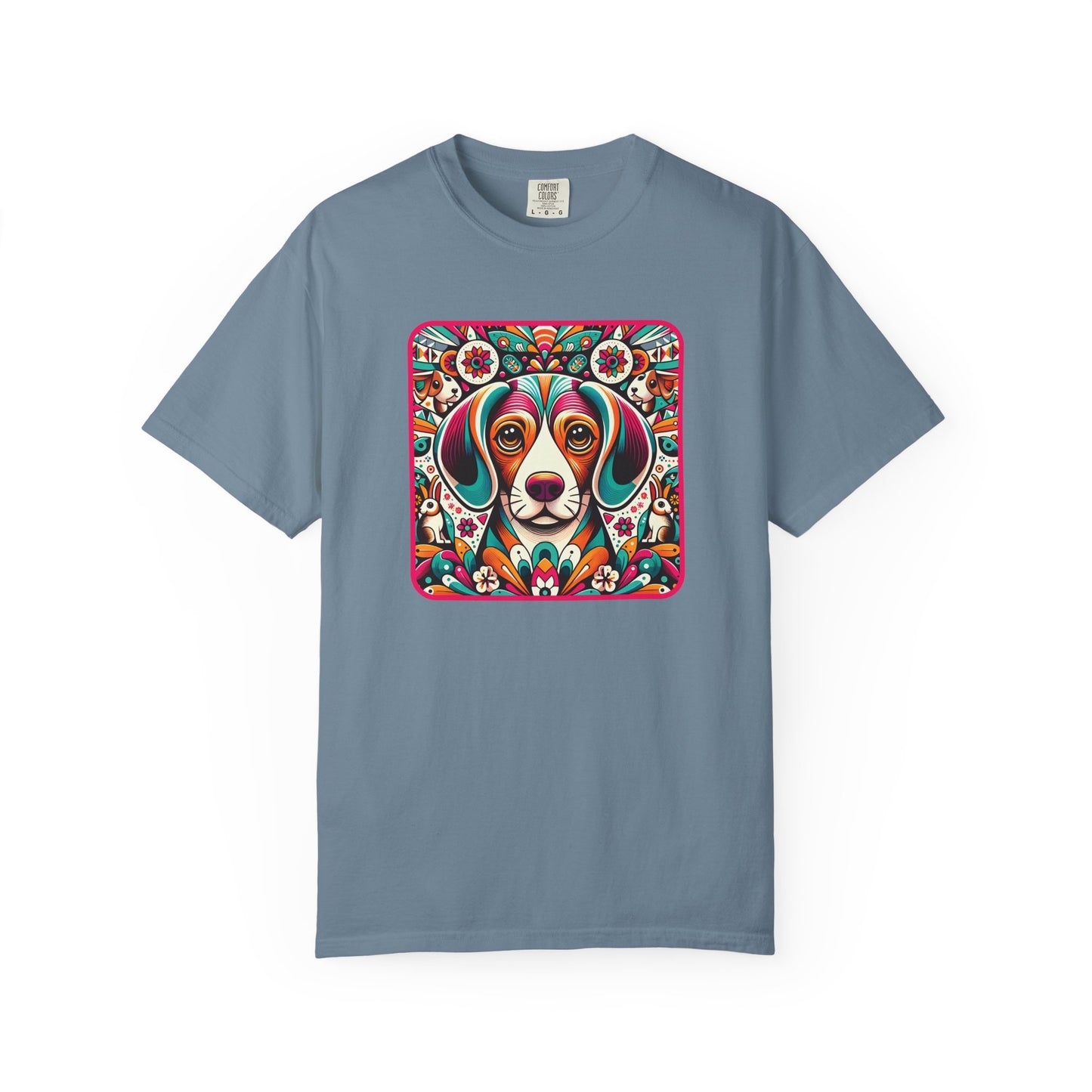 Colorful Dog Art Unisex T-Shirt - Perfect for Animal Lovers