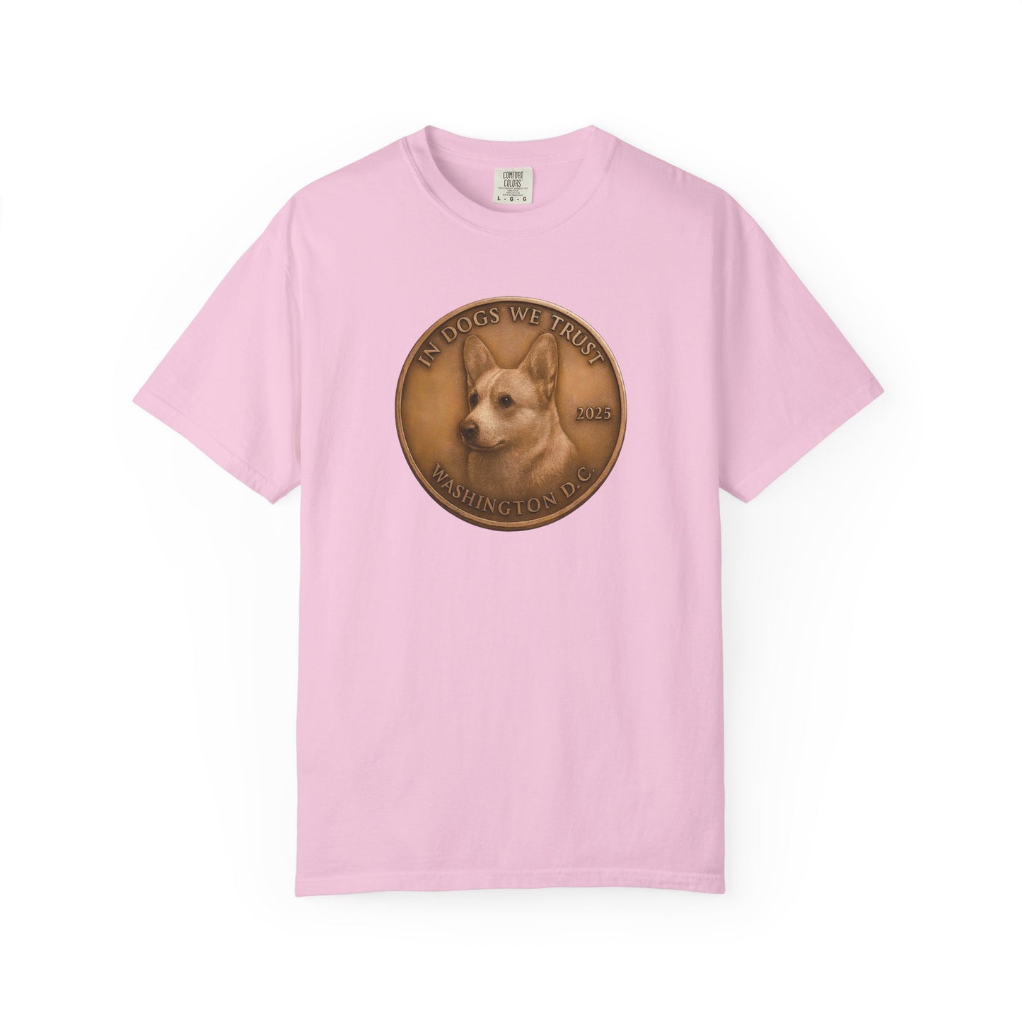Washington DC State Coin T-Shirt Collection - Proud Dog Breed Illustrations