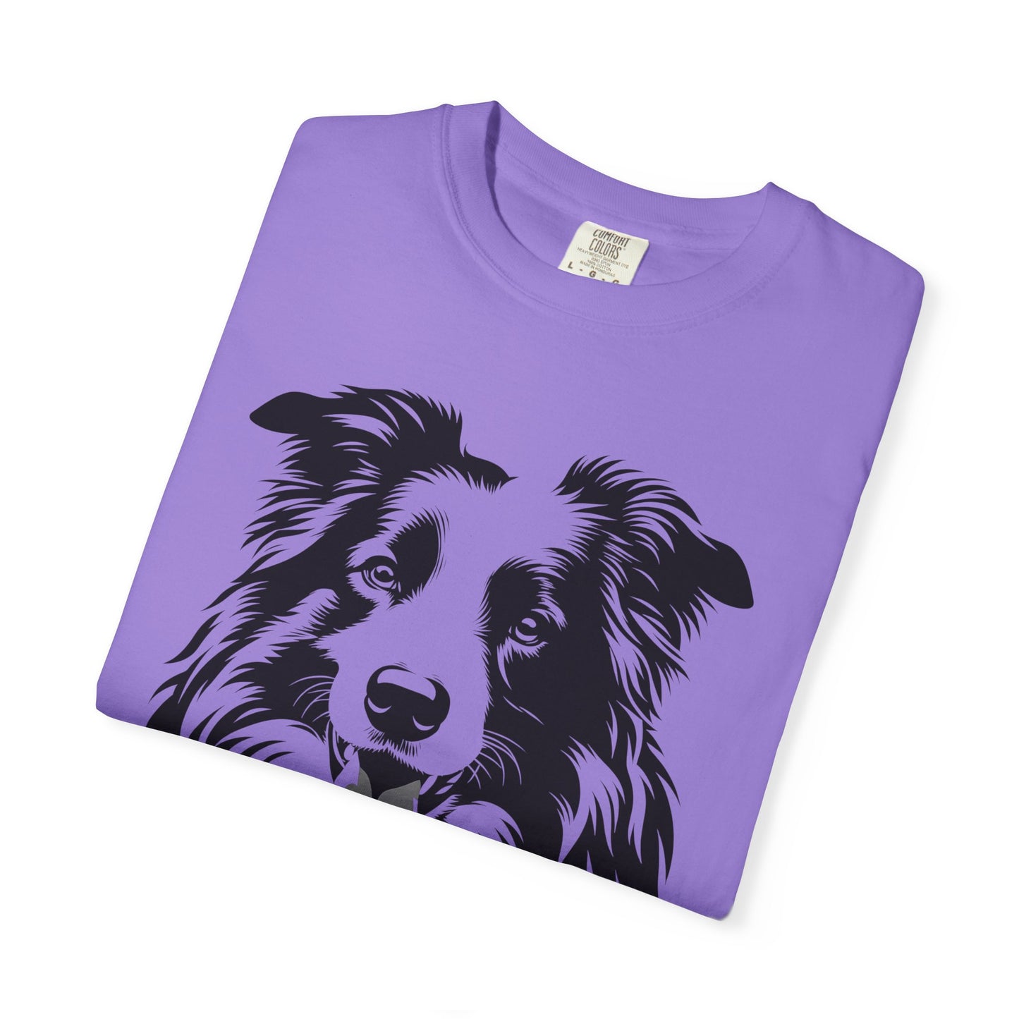 🖤 The Classic Collie – B/W Art Border Collie Tee - Perfect Gift for Dog Lovers