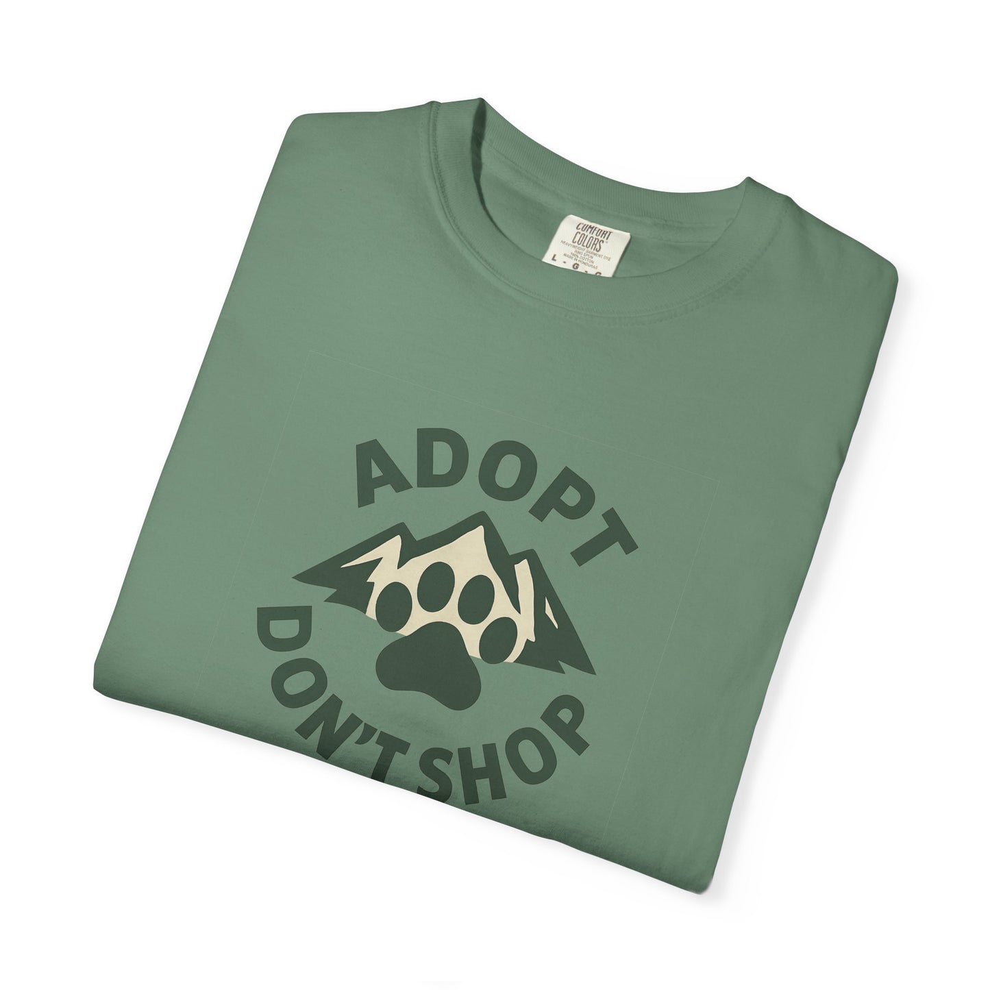 Adopt Don't Shop T-Shirt, Eco-Friendly Tee, Animal Rescue Shirt, Casual Wear, Gift for Pet Lovers, Perfect for Adoption Events