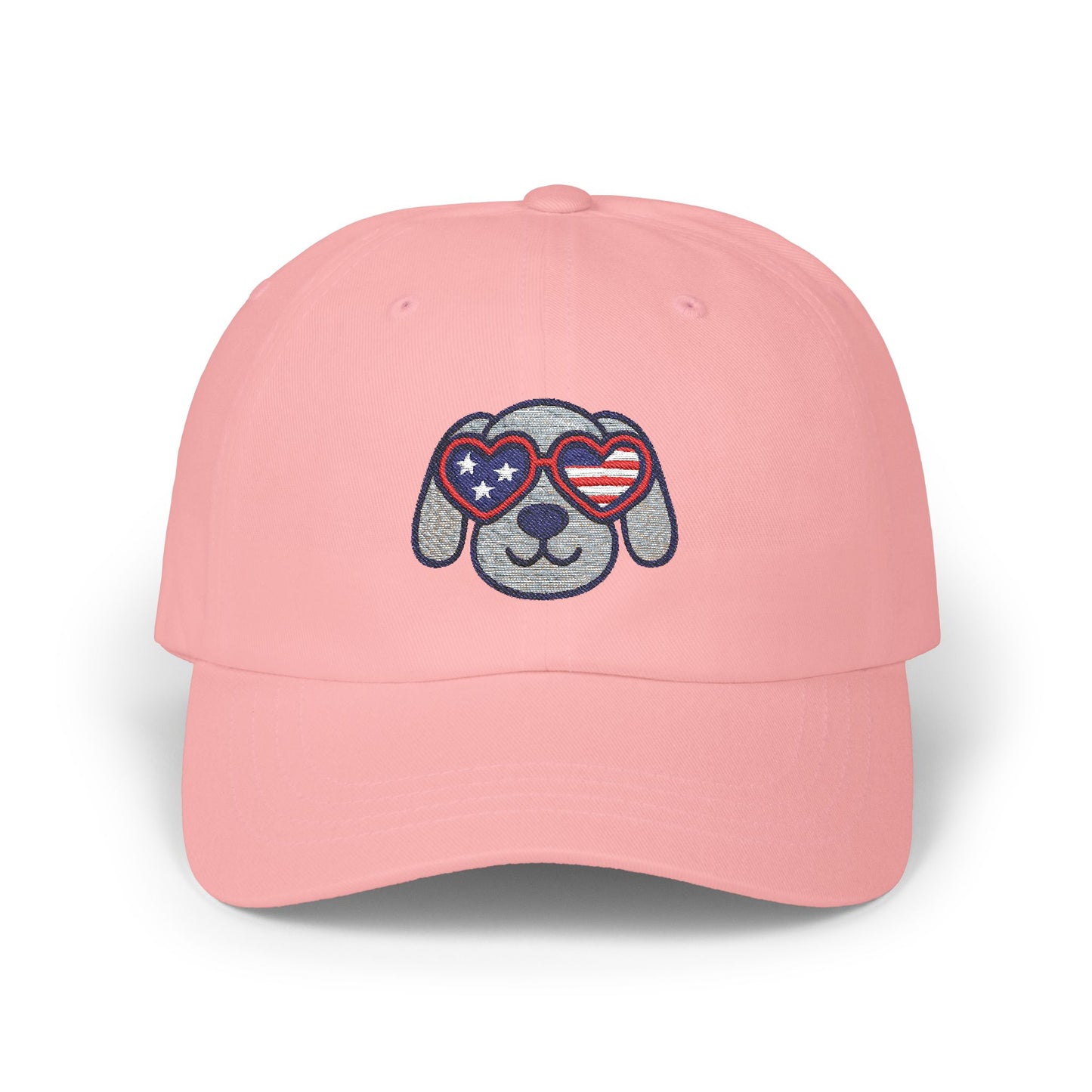 Patriotic Dog Dad Cap – Adjustable Baseball Hat for Animal Lovers, Summer Festivals, Father's Day, Fourth of July, Casual Wear
