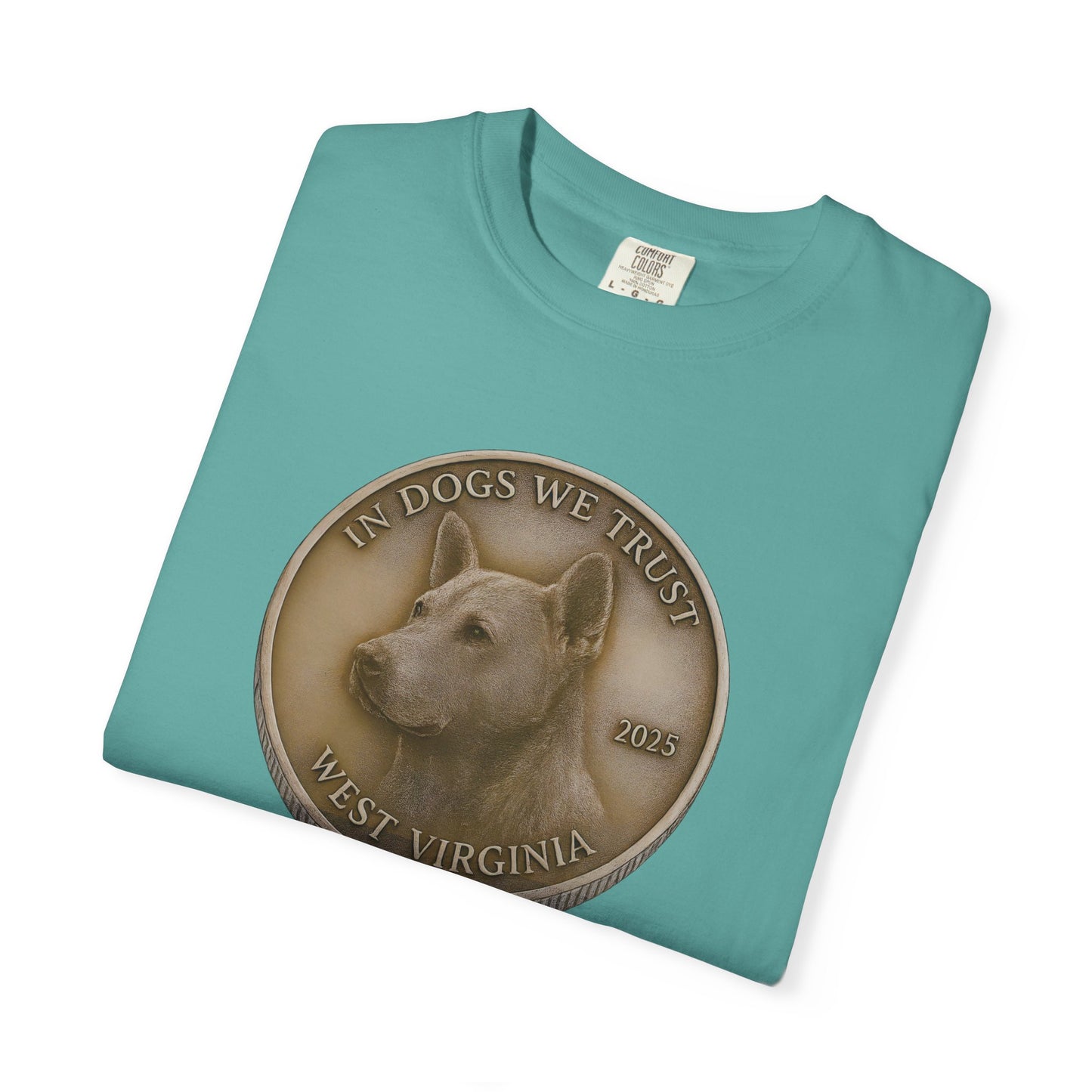 West Virginia State Coin T-Shirt Collection - Proud Dog Breed Illustrations