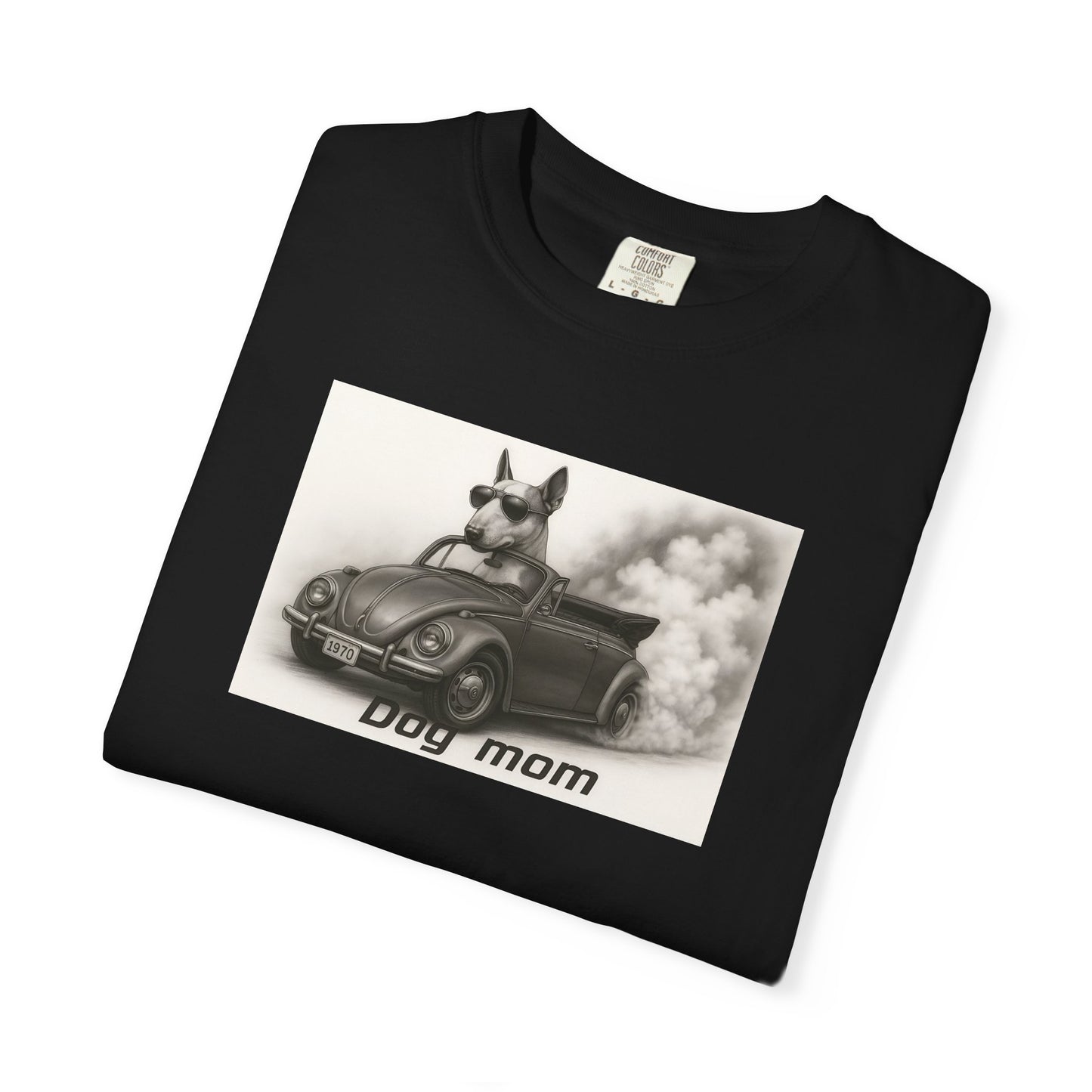 Dog Mom - Bull Terrier - “Cool Dogs in Cool Cars” T-Shirt Collection! 🐶🚗