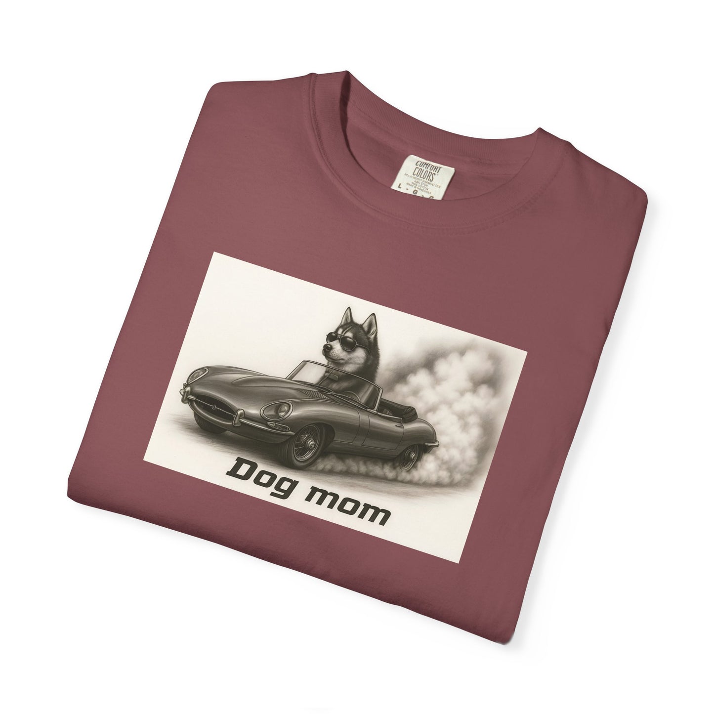 Dog Mom - Siberian Husky - “Cool Dogs in Cool Cars” T-Shirt Collection! 🐶🚗