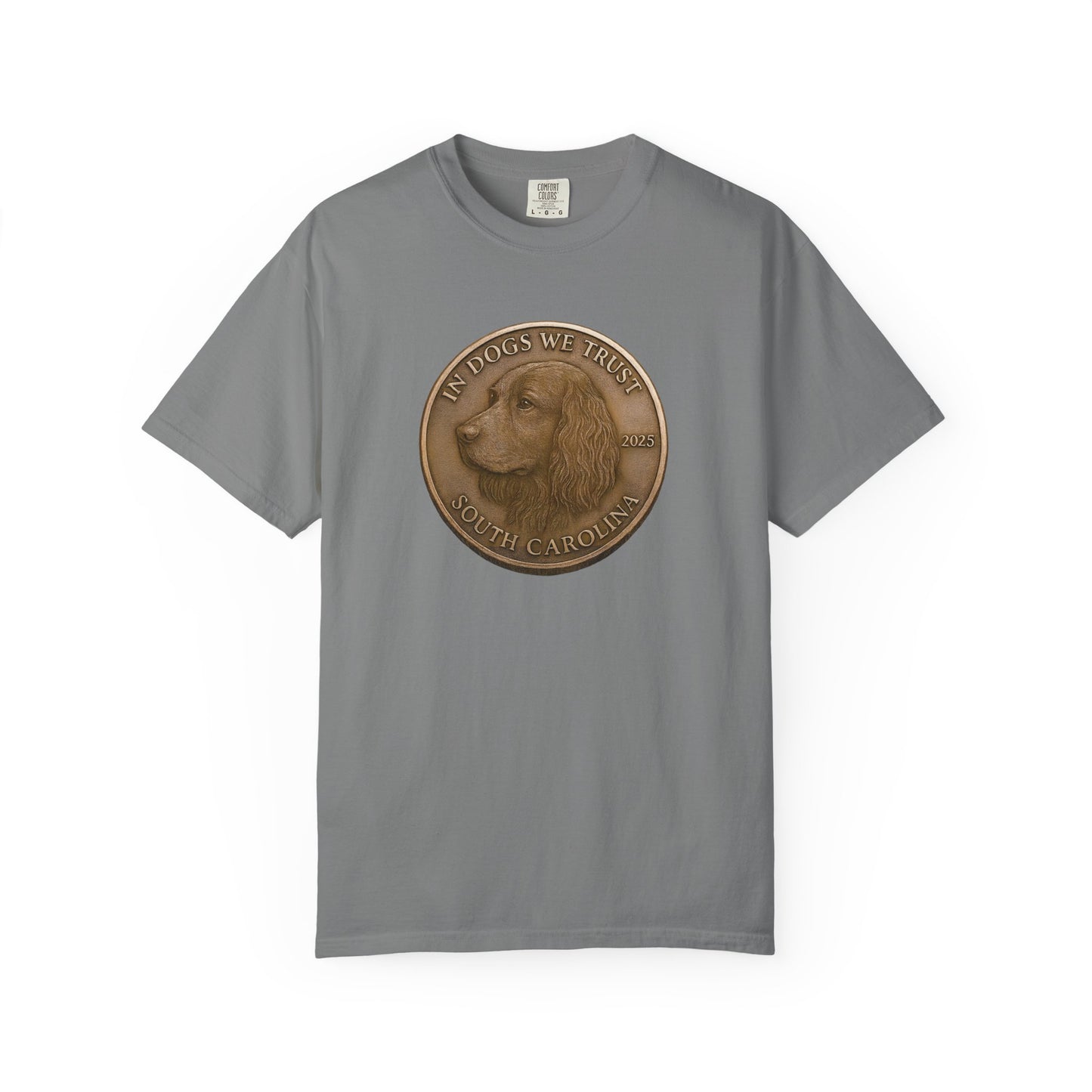 South Carolina State Coin T-Shirt Collection - Proud Dog Breed Illustrations