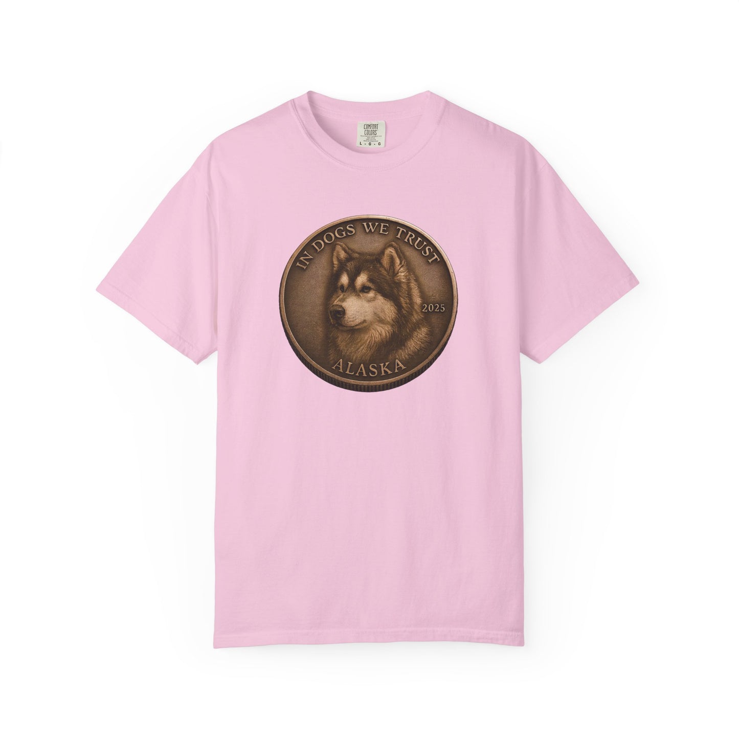 Alaska State Coin T-Shirt Collection - Proud Dog Breed Illustrations