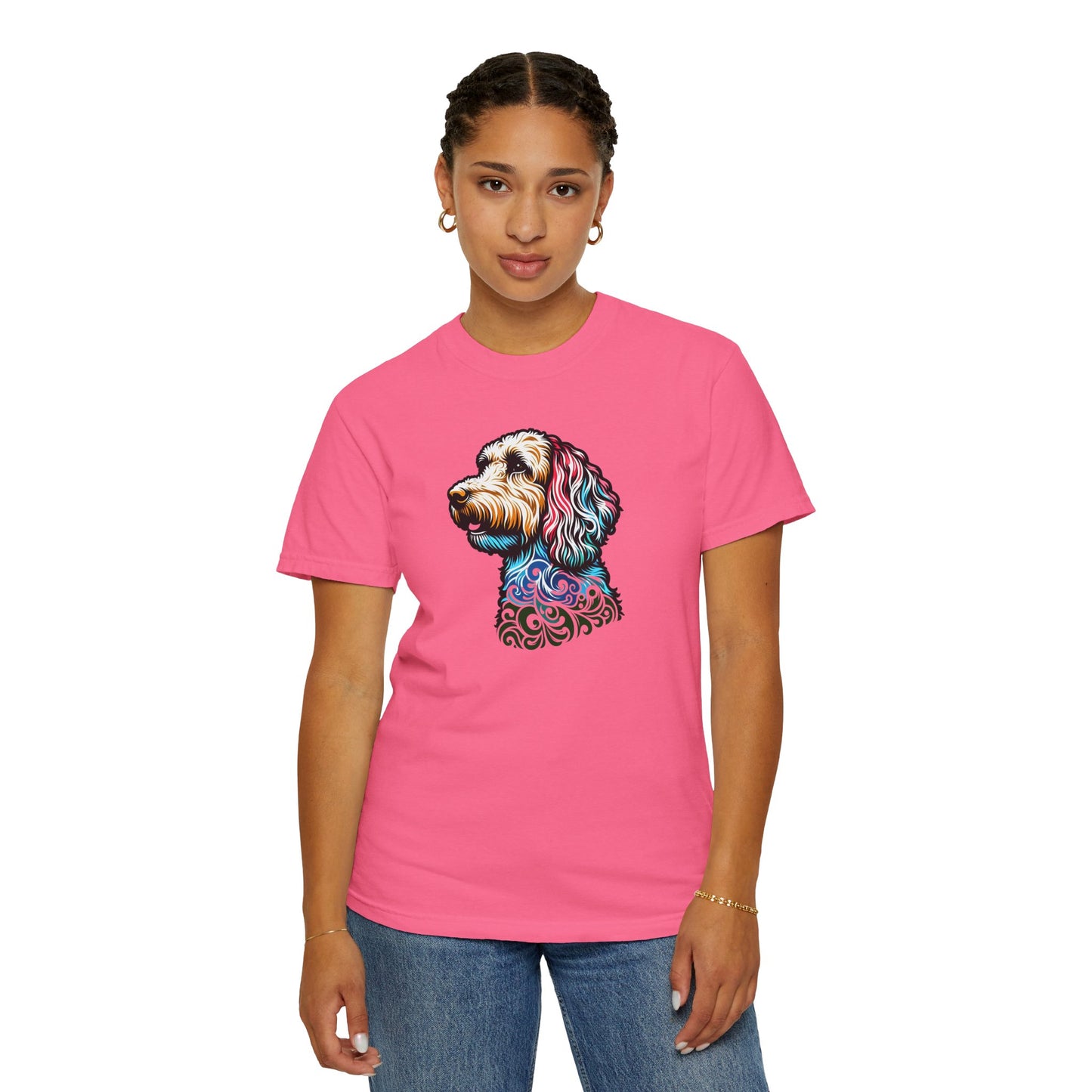 Labradoodle Love Tee – Color Splash Edition