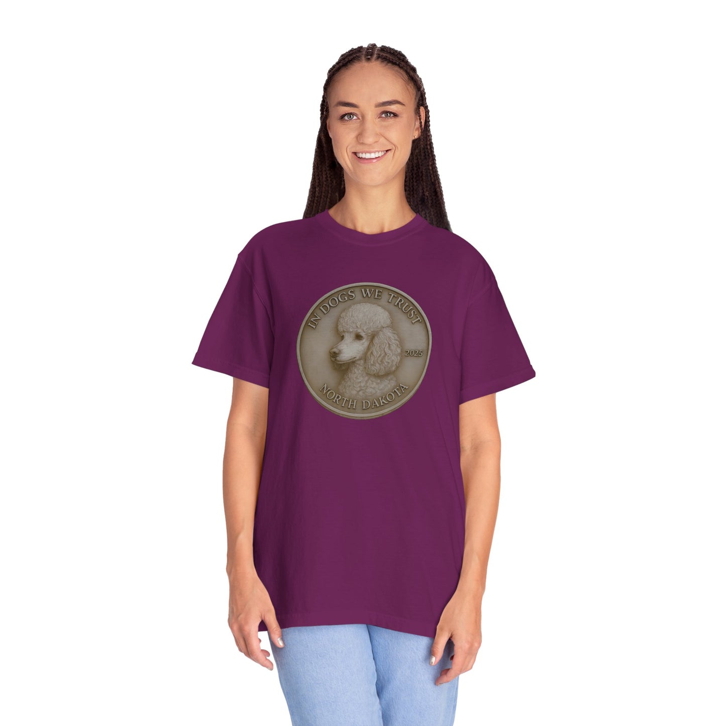 North Dakota State Coin T-Shirt Collection - Proud Dog Breed Illustrations