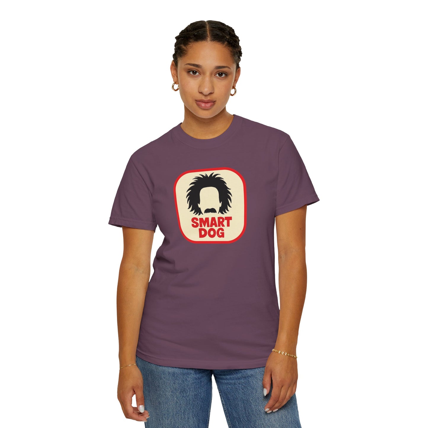 Dog Lover Graphic T-shirt - Smart Dog, Albert Einstein Design