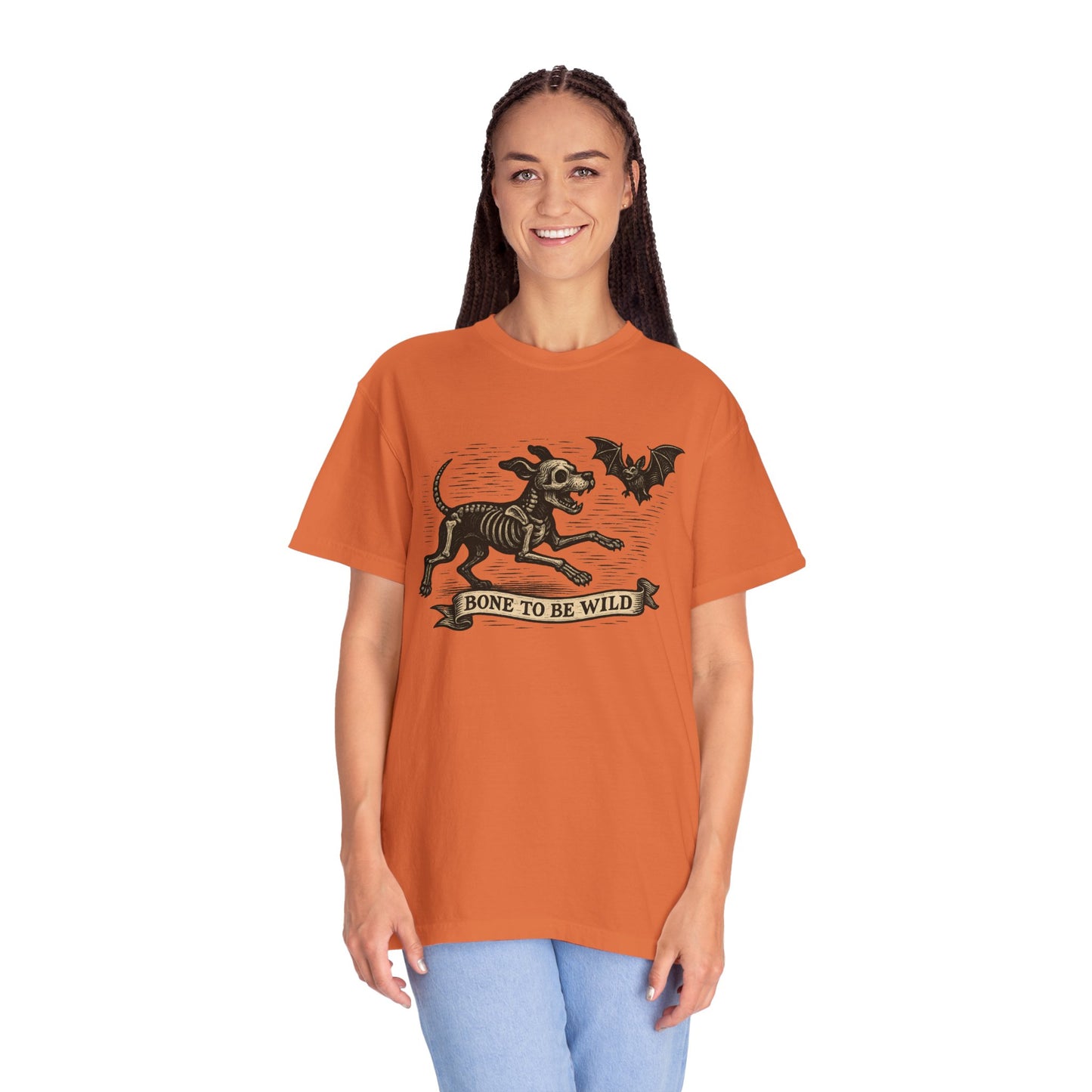 Bone To Be Wild Dog T-Shirt, Unisex Pet Lover Shirt, Halloween Tee, Funny Dog Apparel, Gift for Animal Lovers