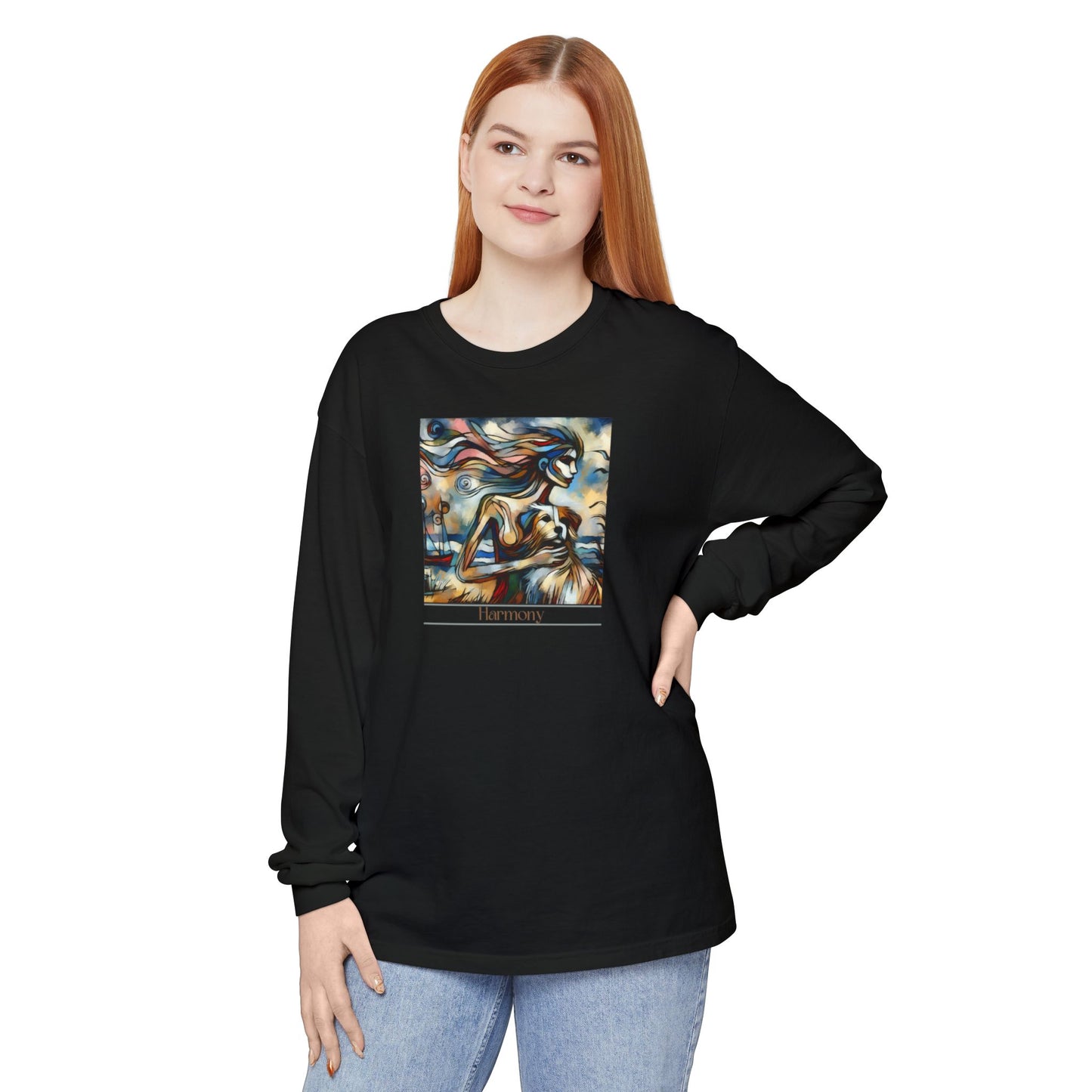 Harmony Long Sleeve T-Shirt - Art-Inspired Casual Wear