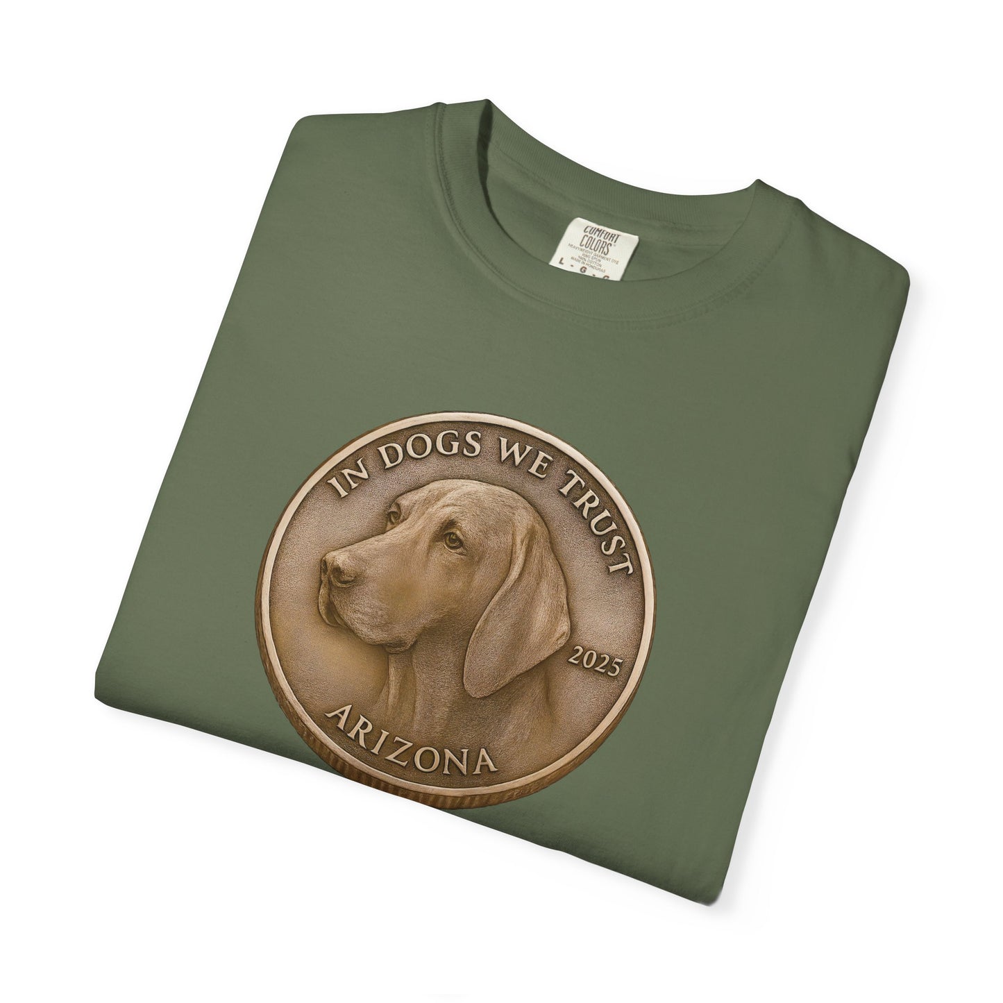Arizona State Coin T-Shirt Collection - Proud Dog Breed Illustrations