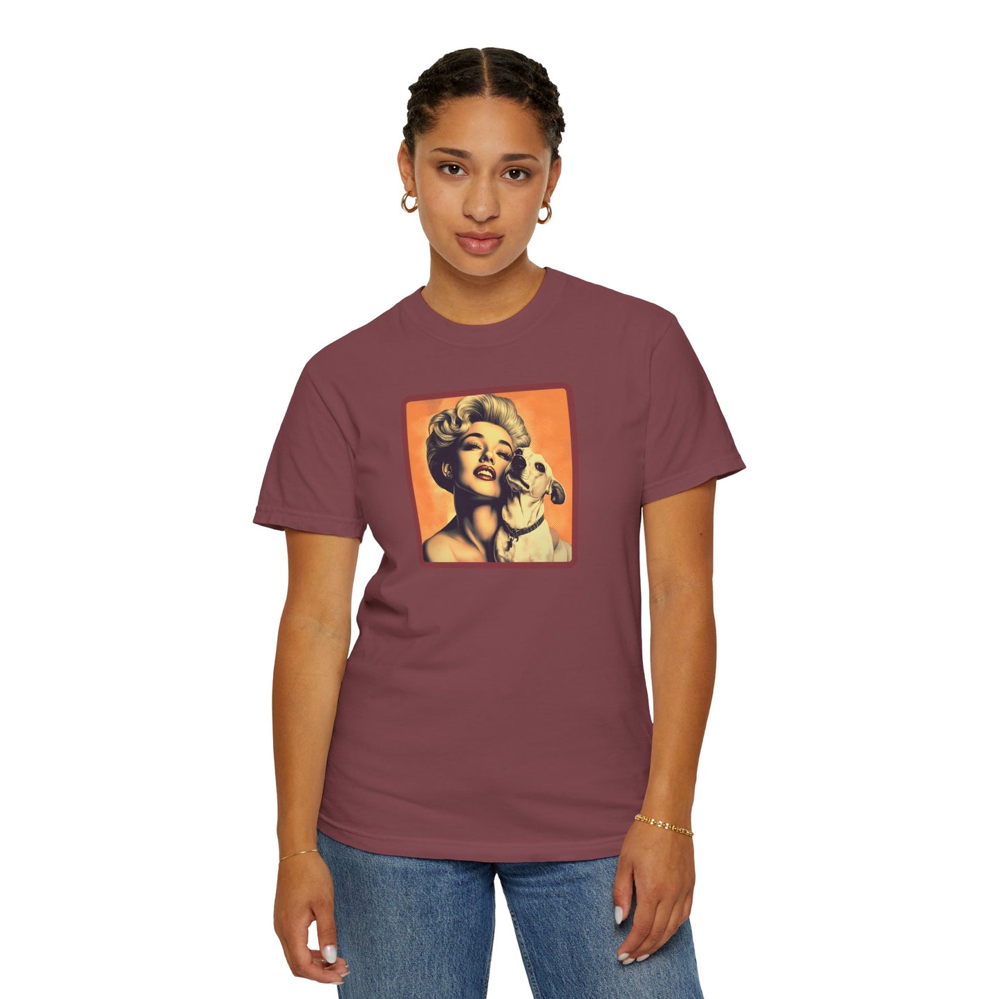 Vintage Poster T-Shirt - Unisex Garment-Dyed Tee