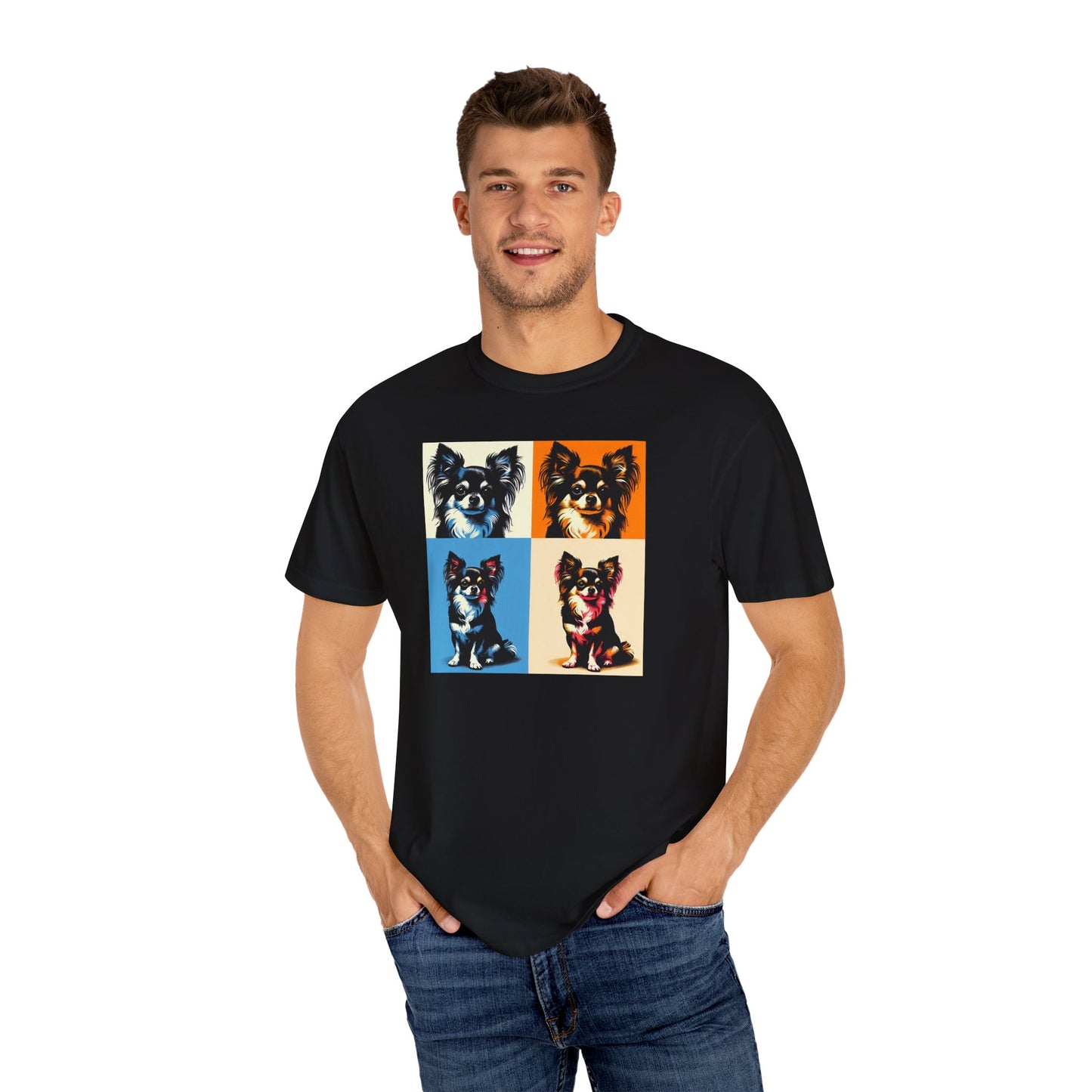 Chihuahua Pop Art Unisex T-shirt - Colorful Graphic Tee for Dog Lovers