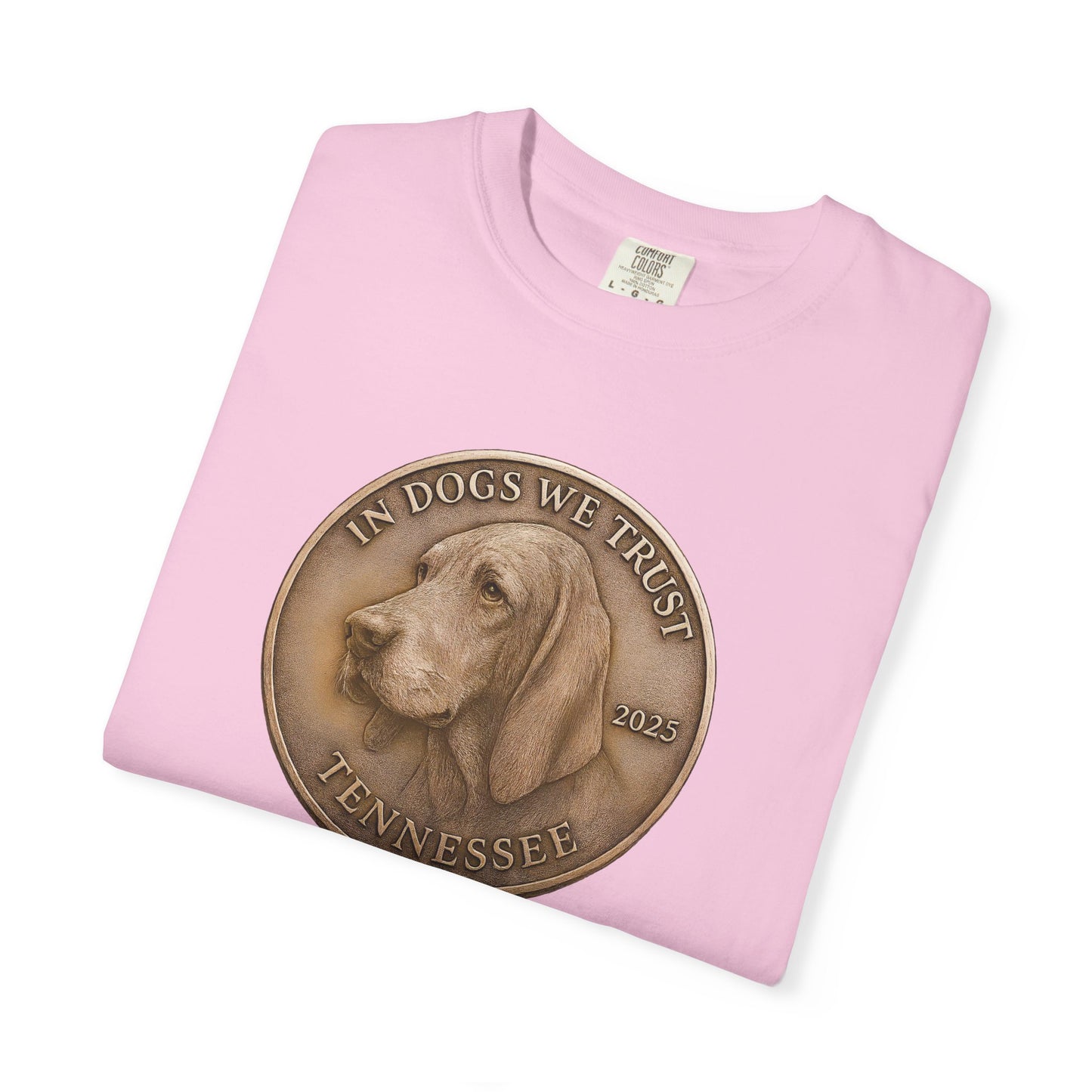 Tennessee State Coin T-Shirt Collection - Proud Dog Breed Illustrations