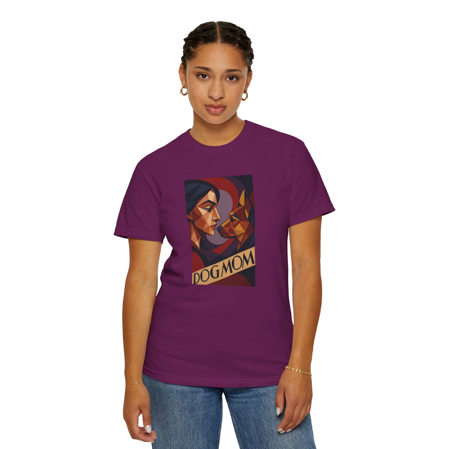 Dog Mom Graphic T-Shirt, Perfect Gift for Pet Lovers, Animal Lover Tee, Birthday Gift for Mom, Comfortable Casual Wear, Everyday Style