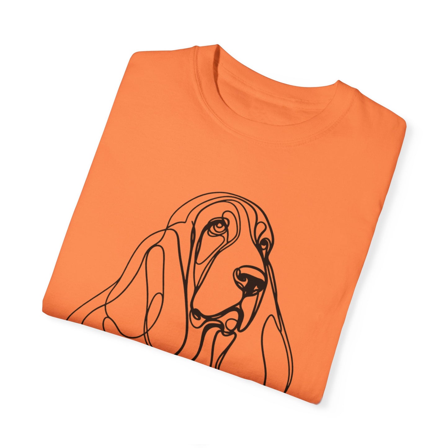 π Low & Loyal β Basset Hound Line Art Tee β Perfect for Dog Lovers