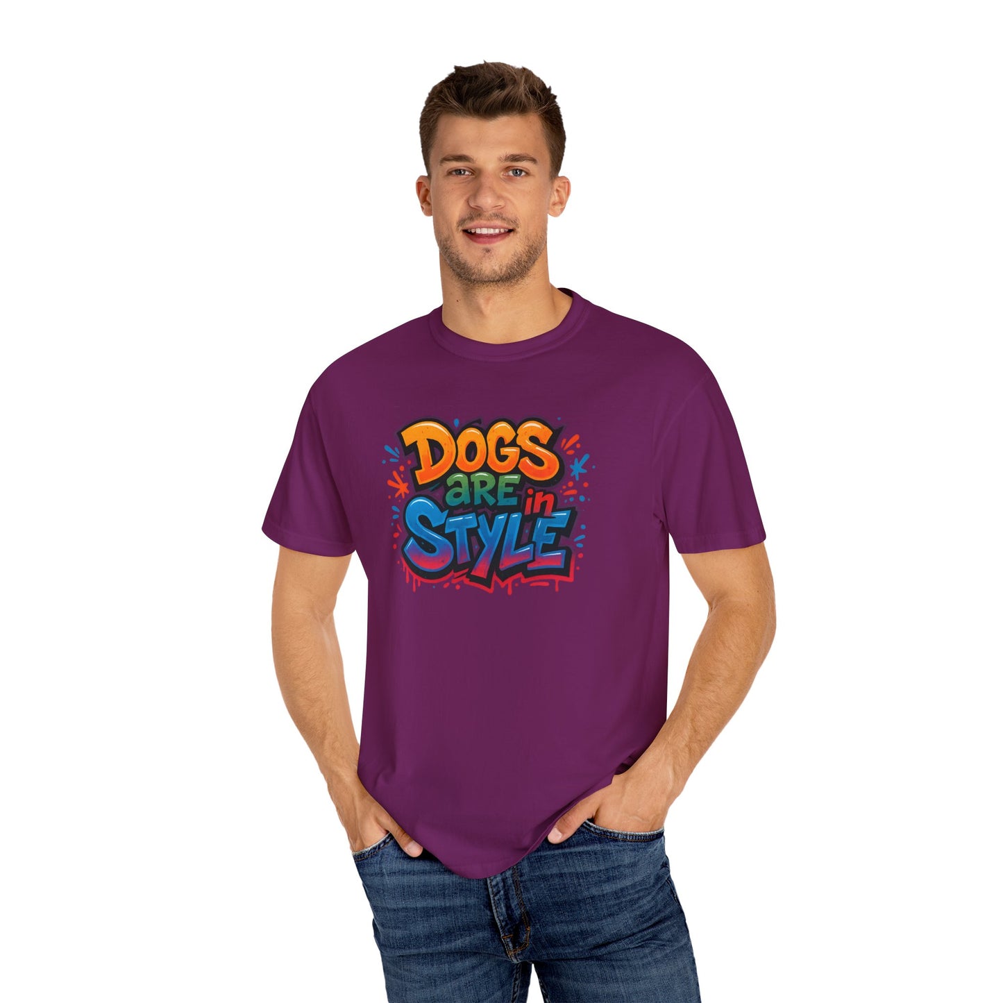 Stylish Dog Lovers T-Shirt - "Dogs are in STYLE"