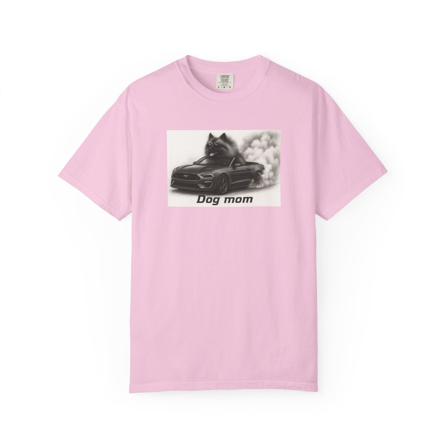 Dog Mom - Keeshond - “Cool Dogs in Cool Cars” T-Shirt Collection! 🐶🚗