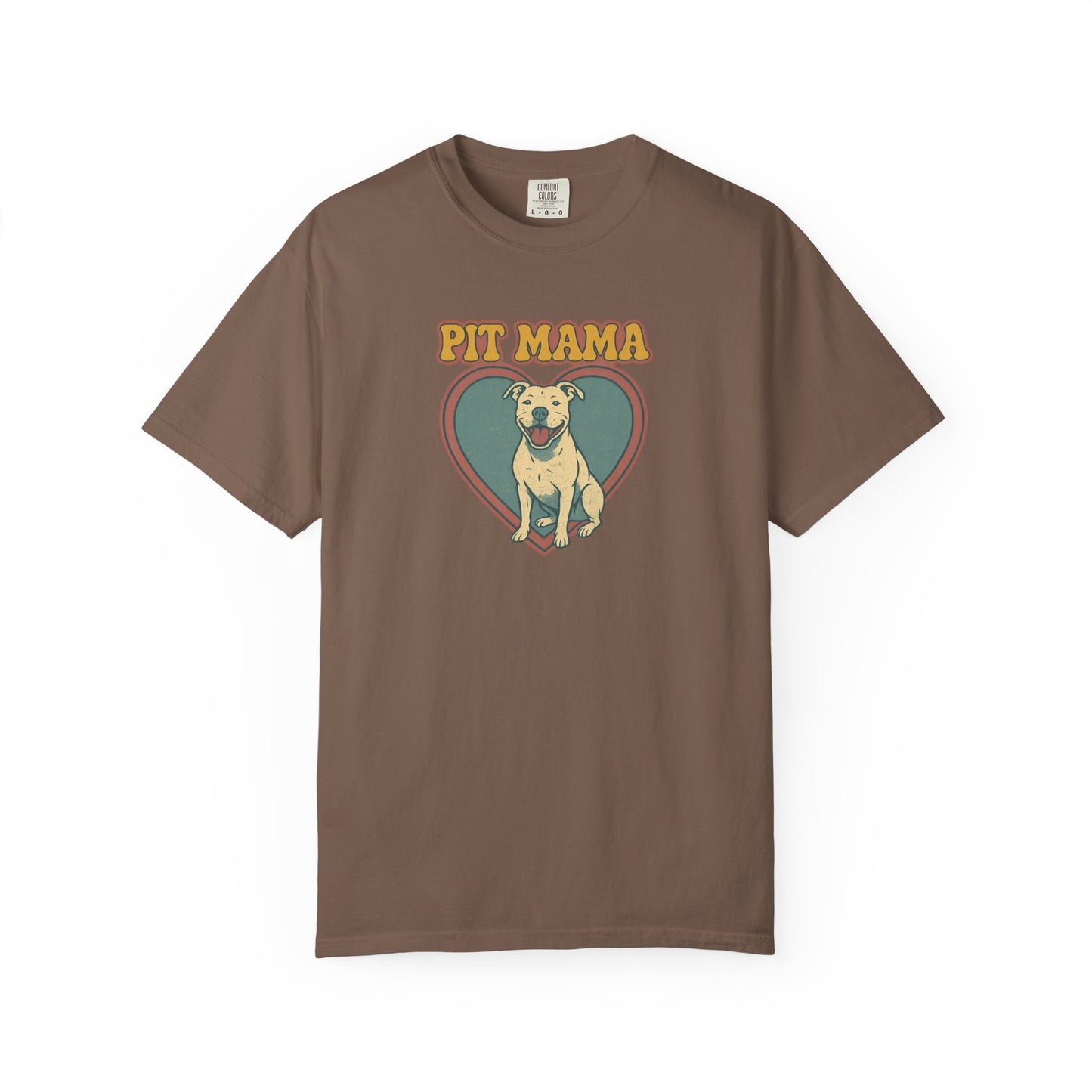 Pit Mama Unisex T-Shirt - Perfect Gift for Dog Lovers, Pet Owners, Animal Rescue Advocates, Dog Mom Apparel