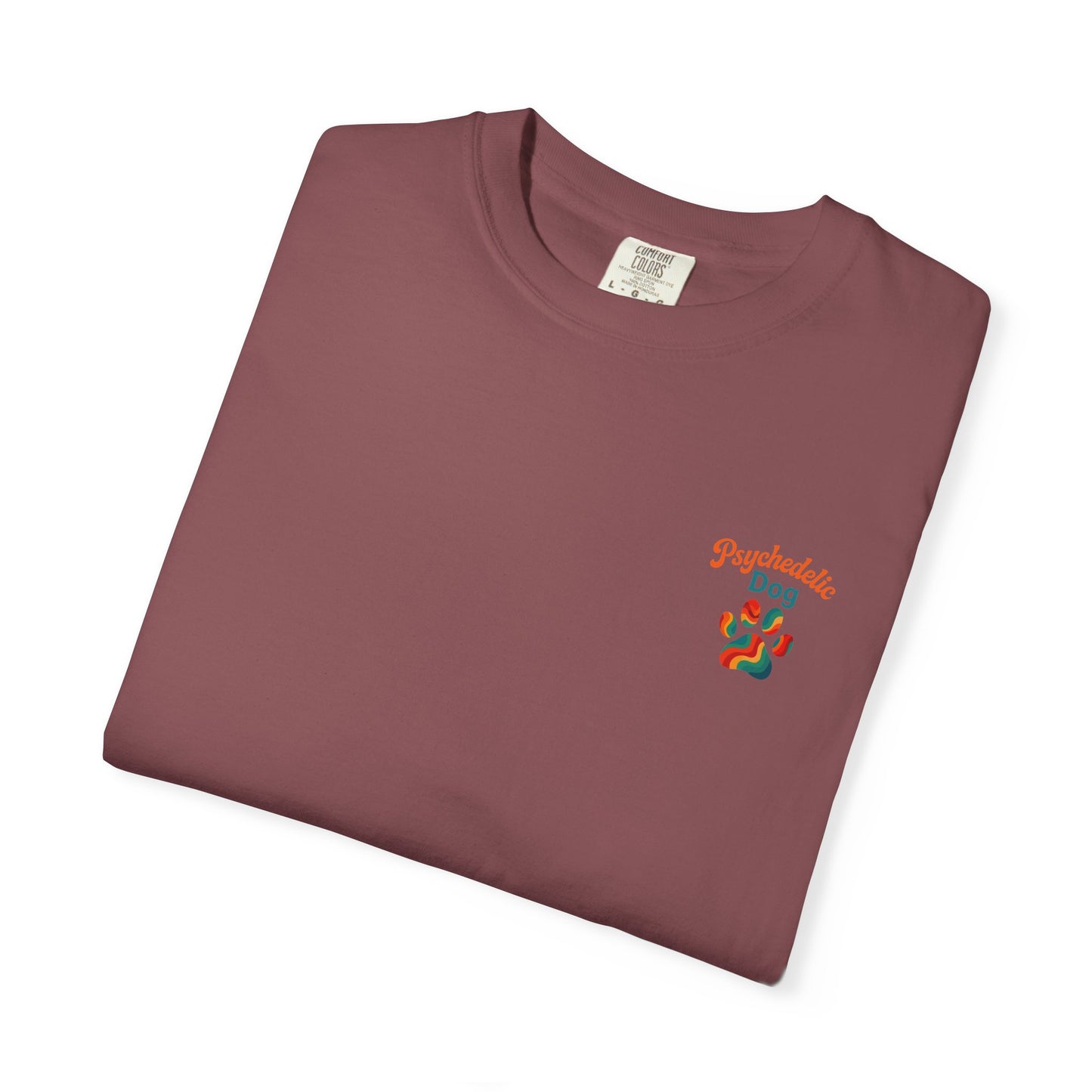 Psychedelic Dog T-Shirt - Jimi Hendrix Fun Humorous Design for Men and Women