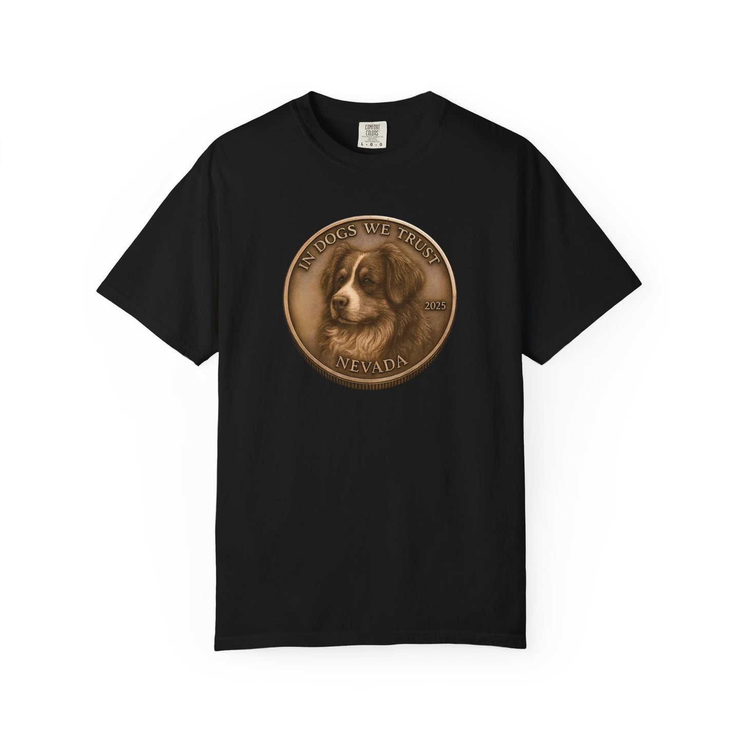 Nevada State Coin T-Shirt Collection - Proud Dog Breed Illustrations