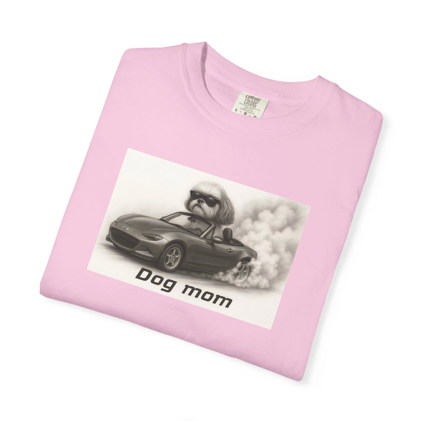 Dog Mom - Shih Tzu - “Cool Dogs in Cool Cars” T-Shirt Collection! 🐶🚗