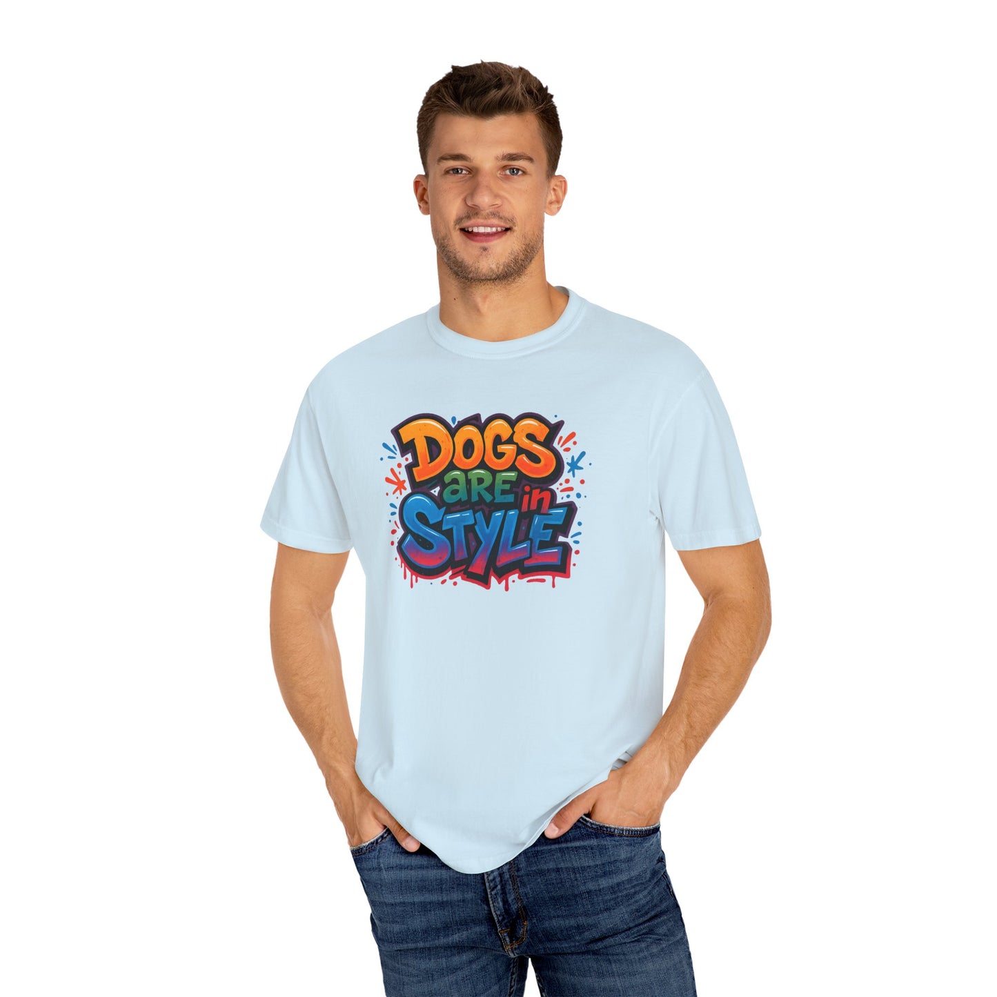Stylish Dog Lovers T-Shirt - "Dogs are in STYLE"
